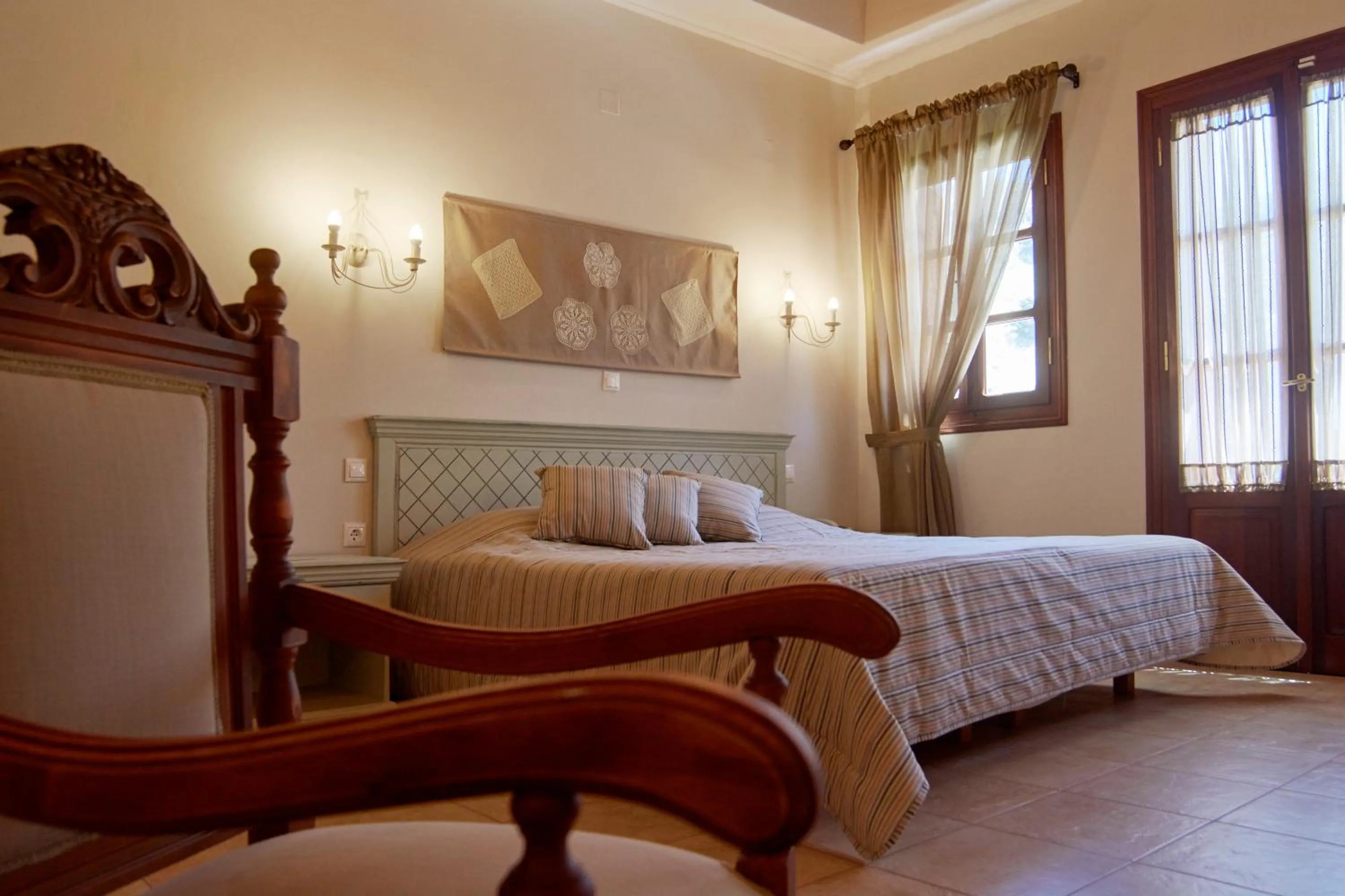 Bed in Iapetos Village