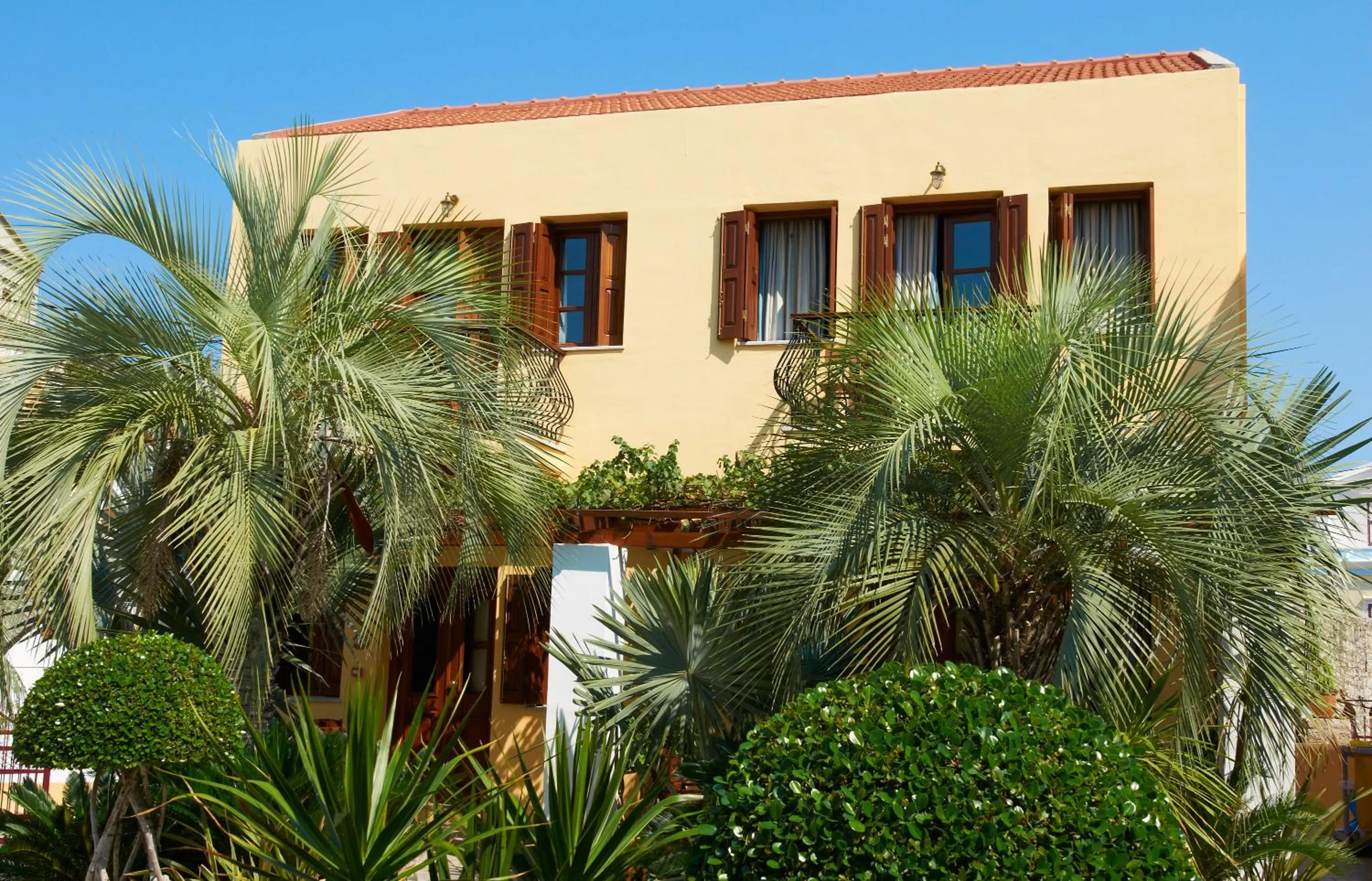 Facade/entrance in Iapetos Village