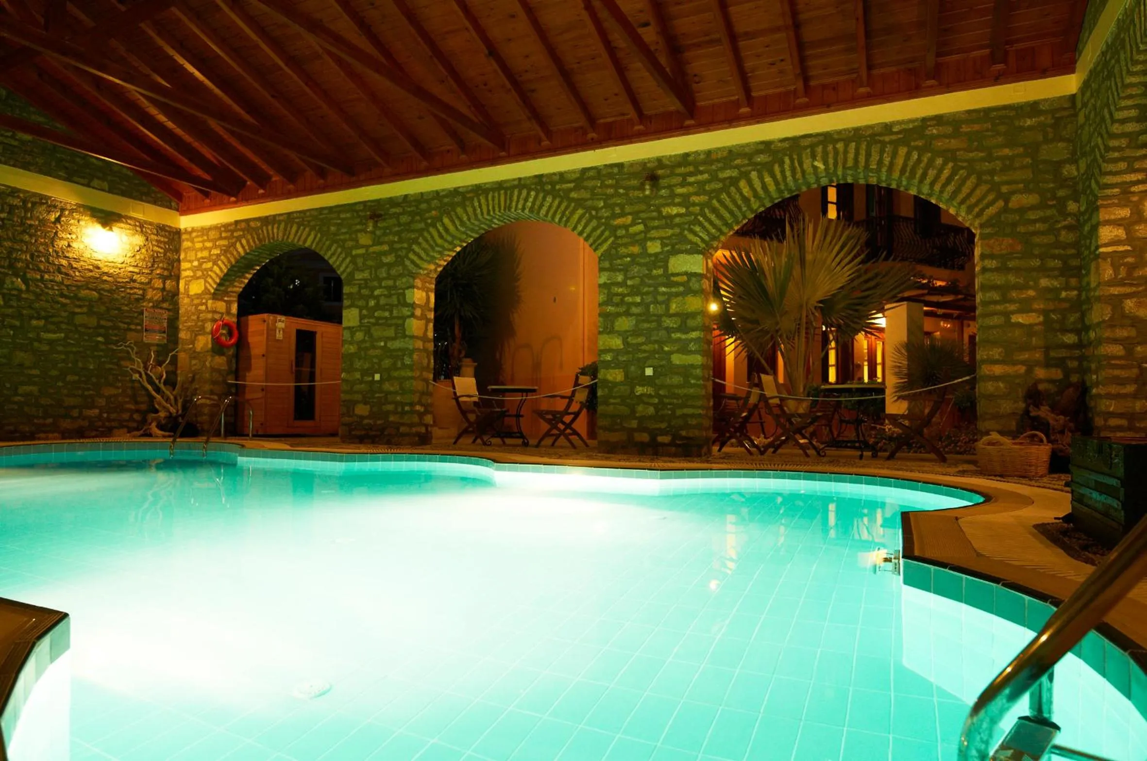 Swimming pool in Iapetos Village