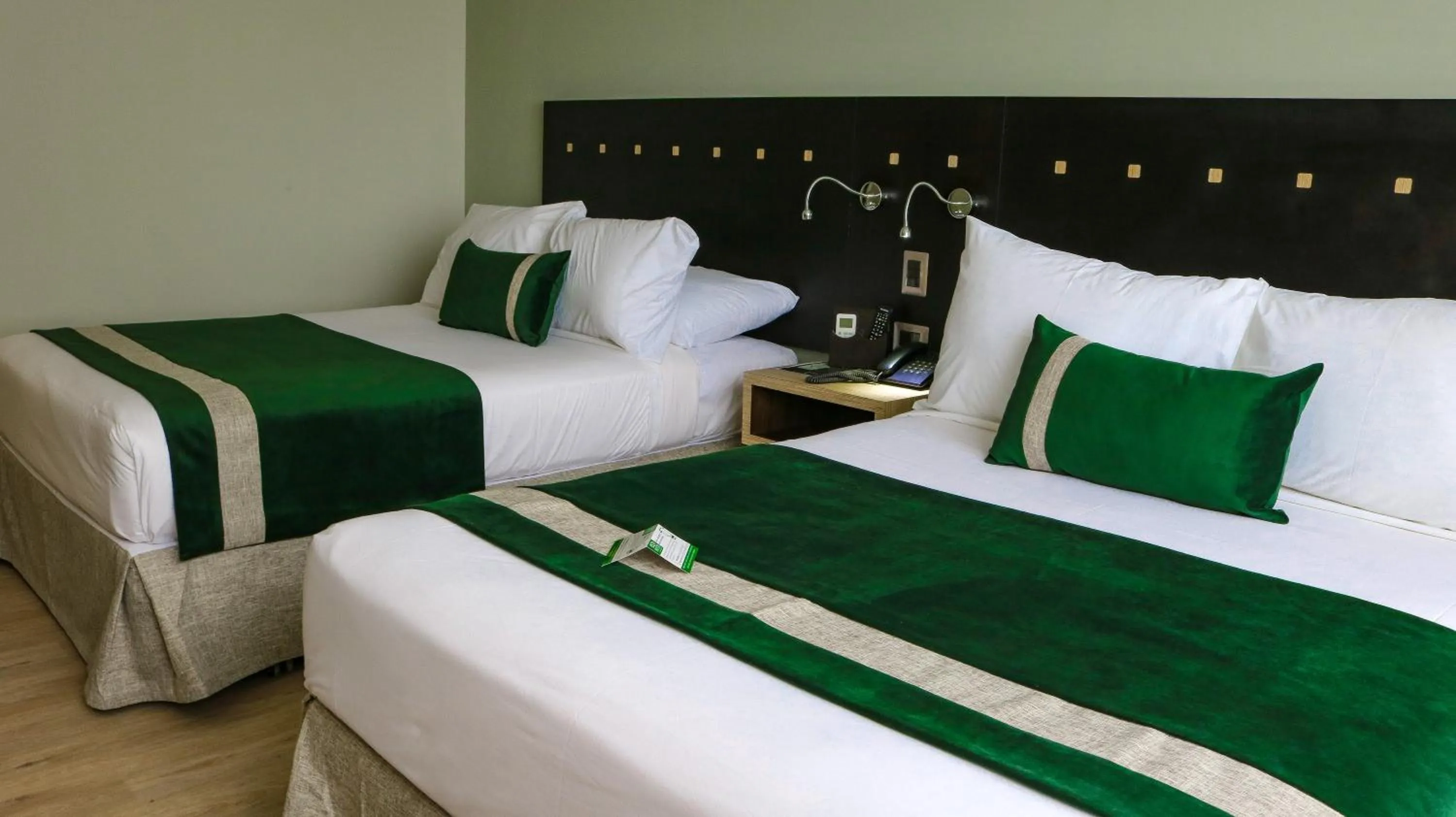 Bed in Ecohotel Talca
