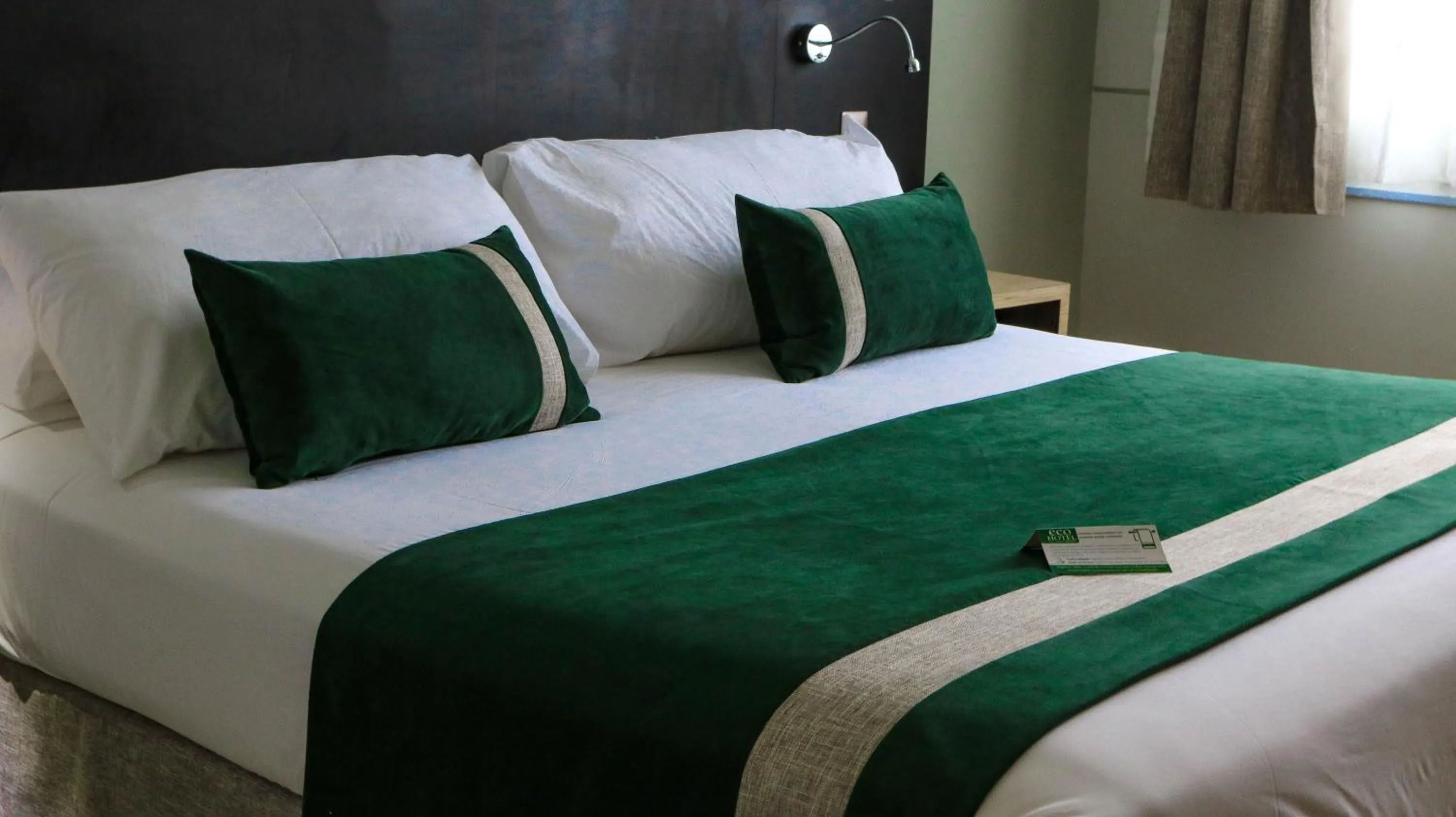 Bed in Ecohotel Talca