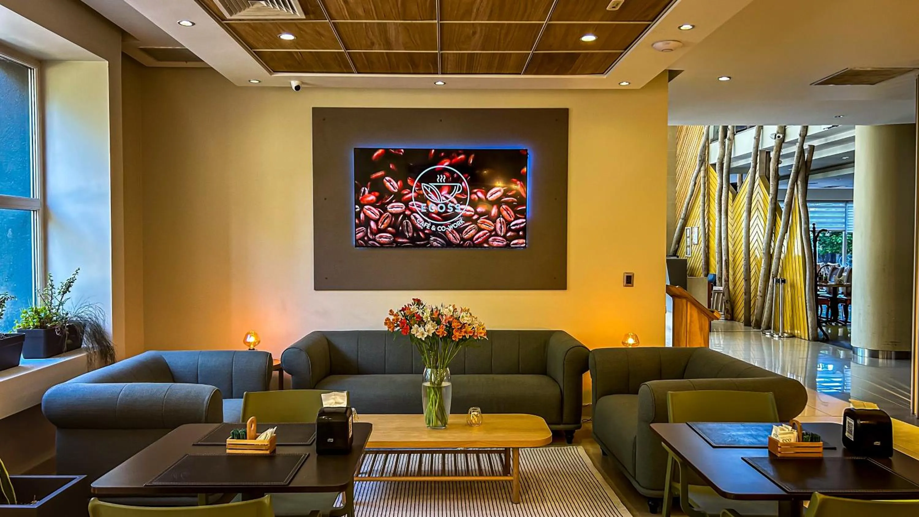 Coffee/tea facilities in Ecohotel Talca