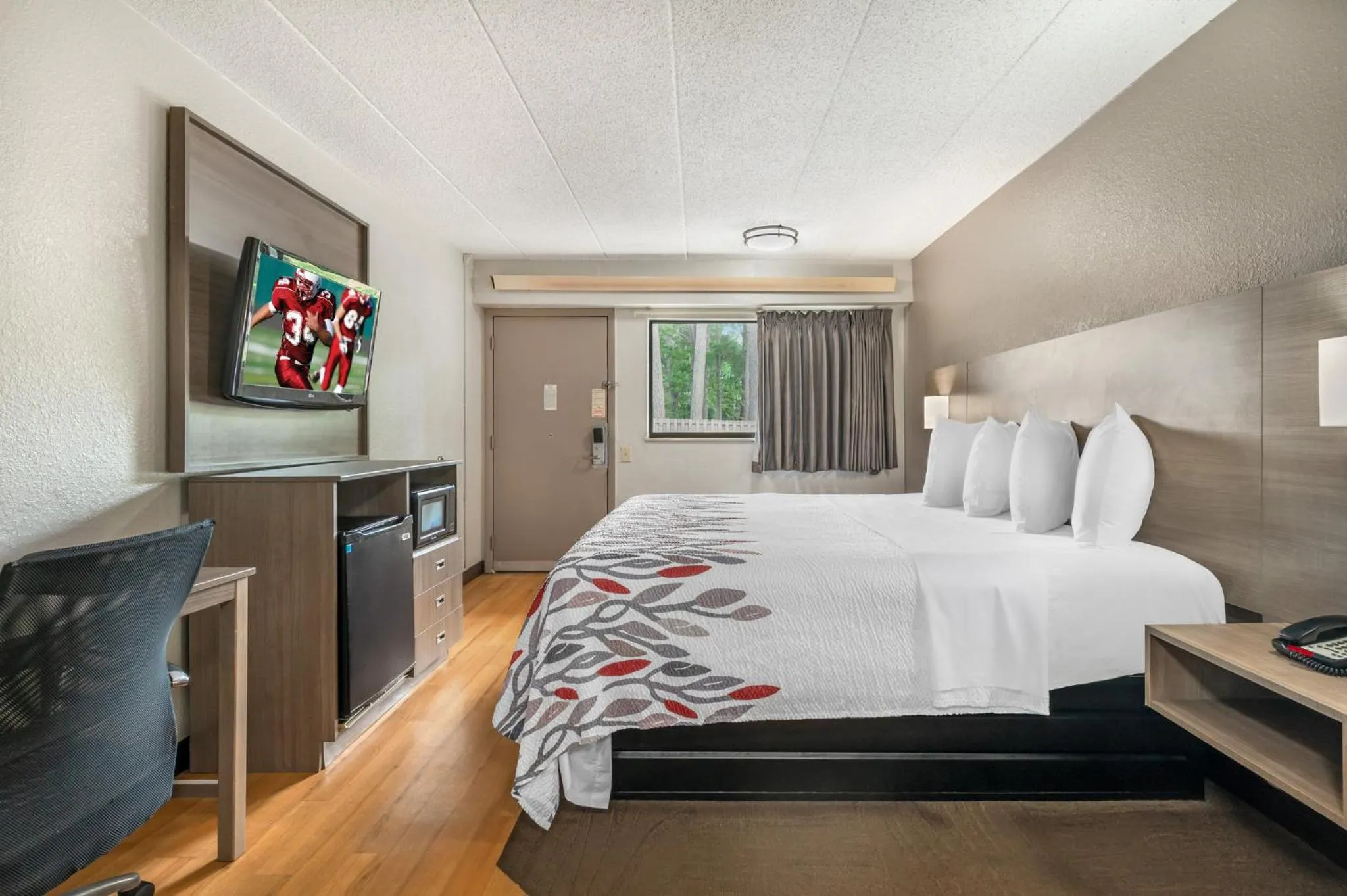 Photo of the whole room, Bed in Red Roof Inn Virginia Beach