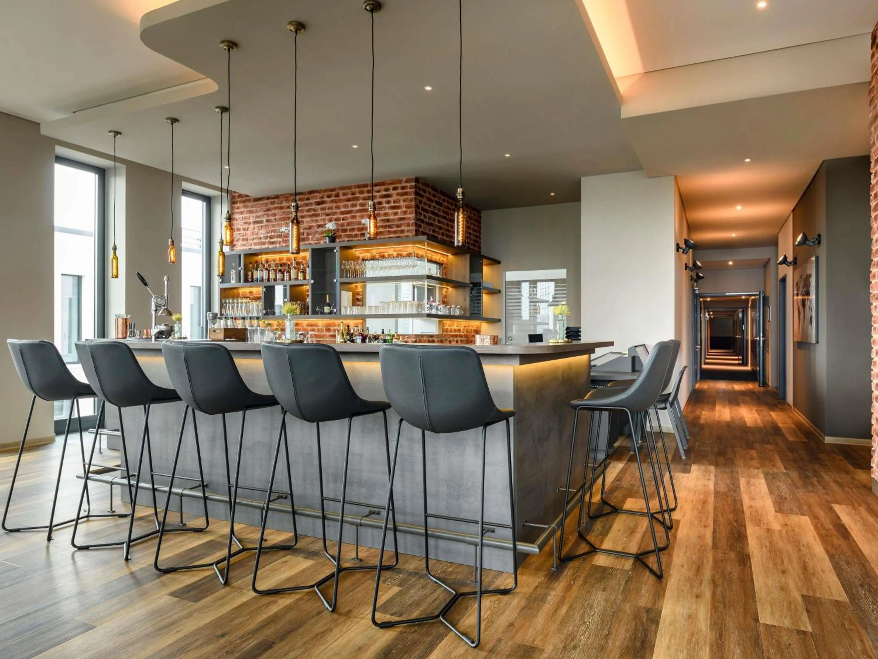 Lounge or bar in Aparthotel Adagio Bremen City