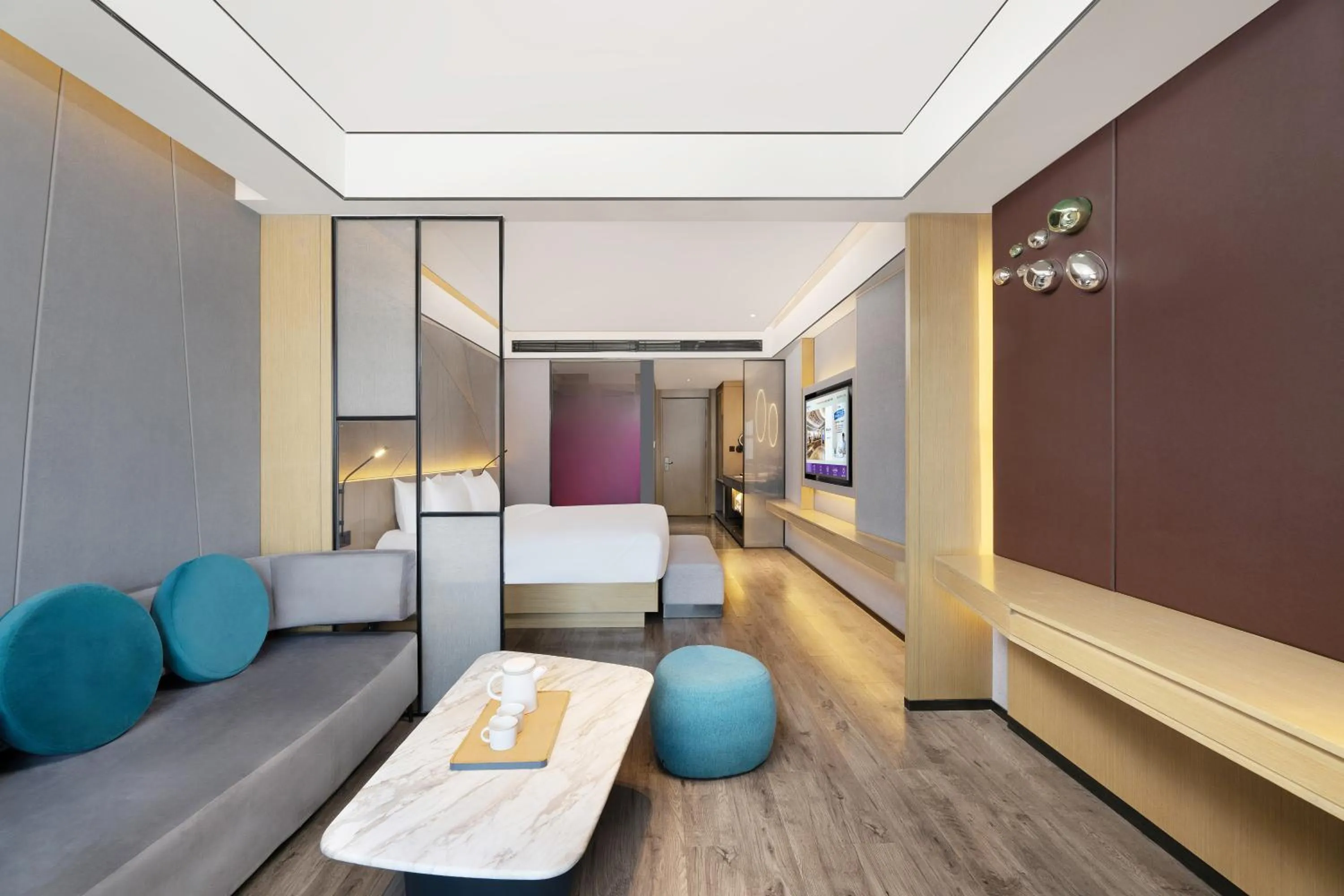 Photo of the whole room, Bed in Mercure Taiyuan Changfeng Street