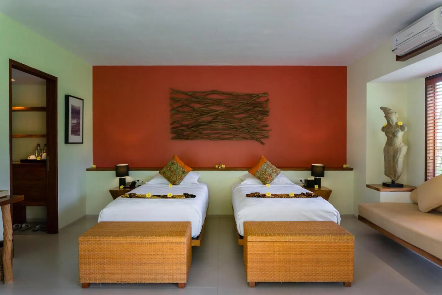 Bed in Villa Sabandari