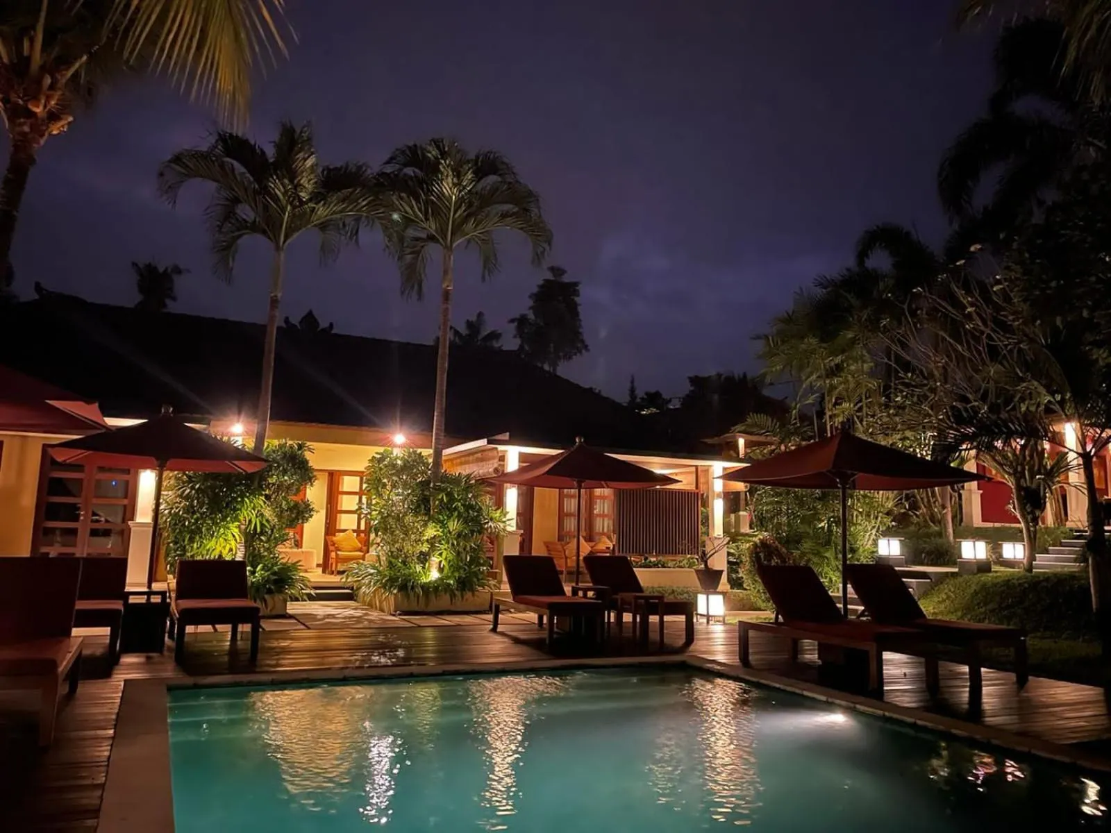 Pool view in Villa Sabandari