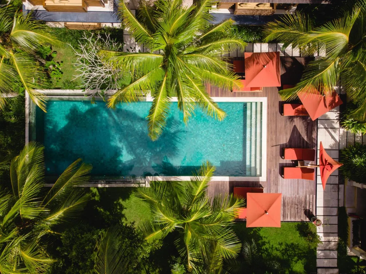 Pool view in Villa Sabandari