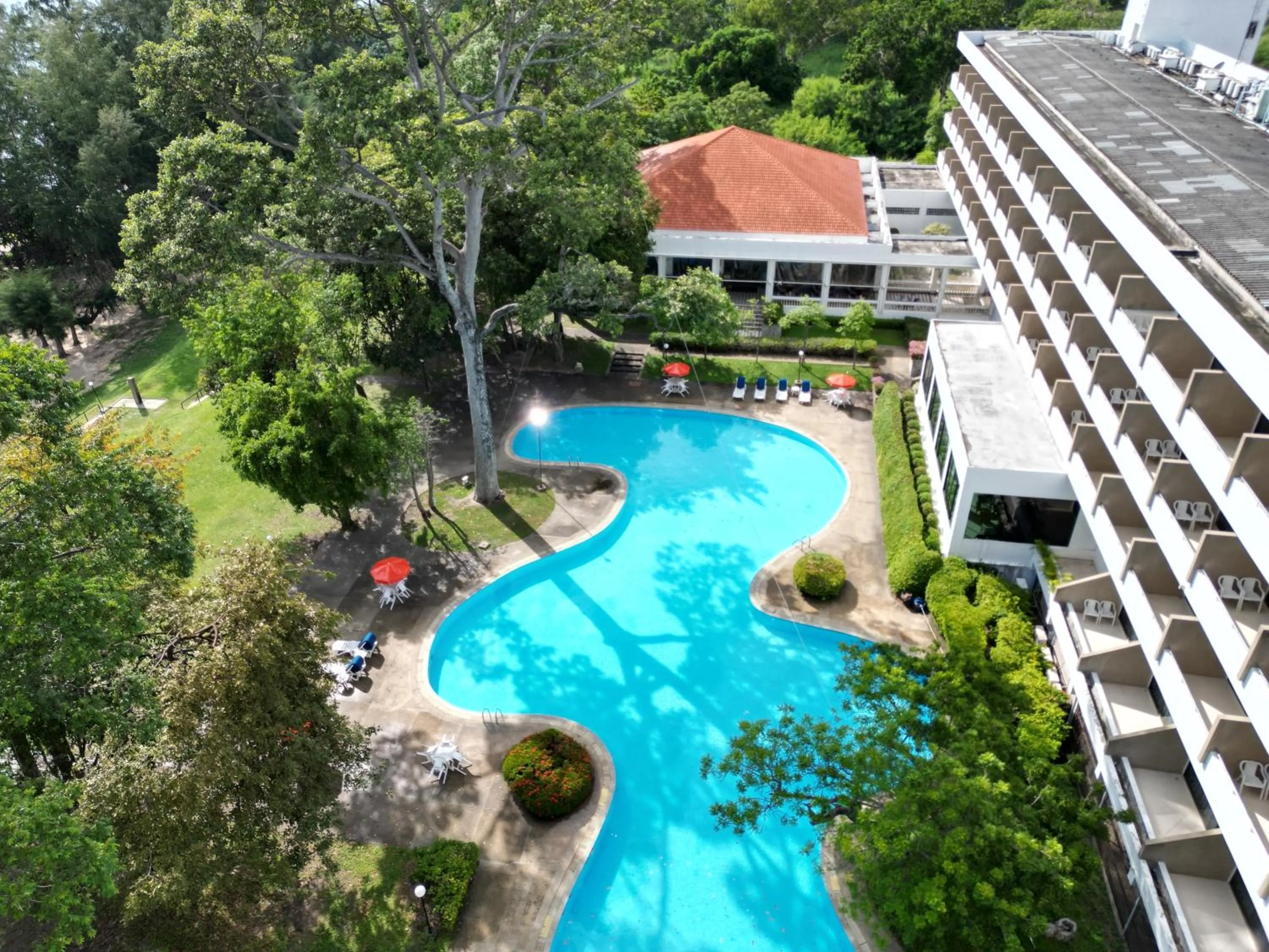 Pool view in Purimas Beach Hotel & Spa