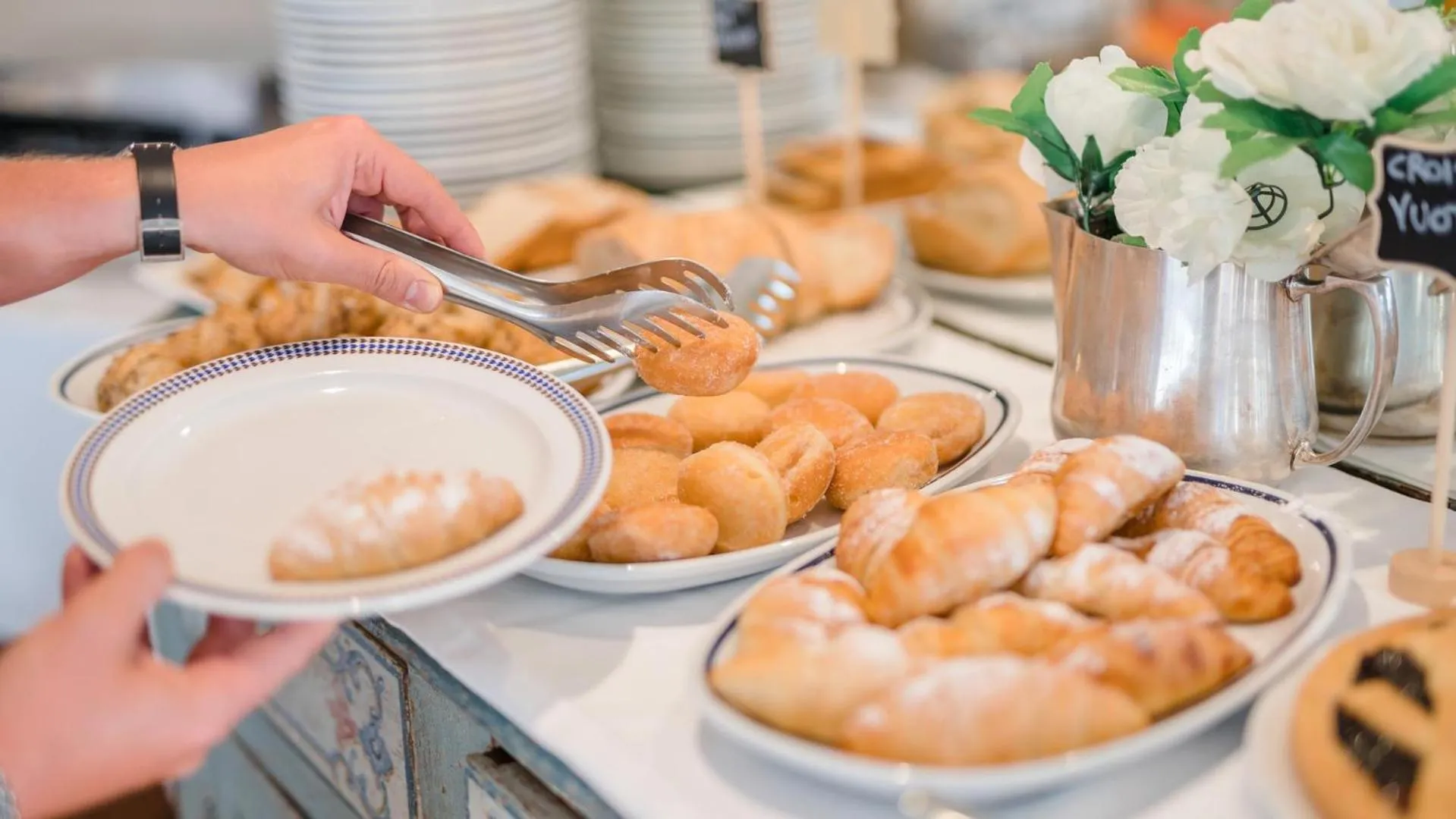 Continental breakfast in Miramare Hotel