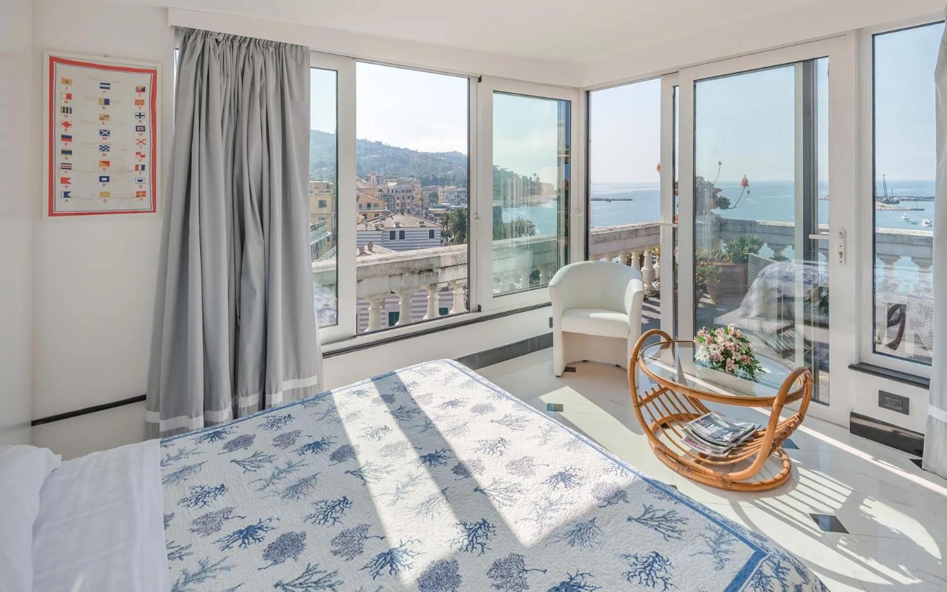 Bed in Miramare Hotel