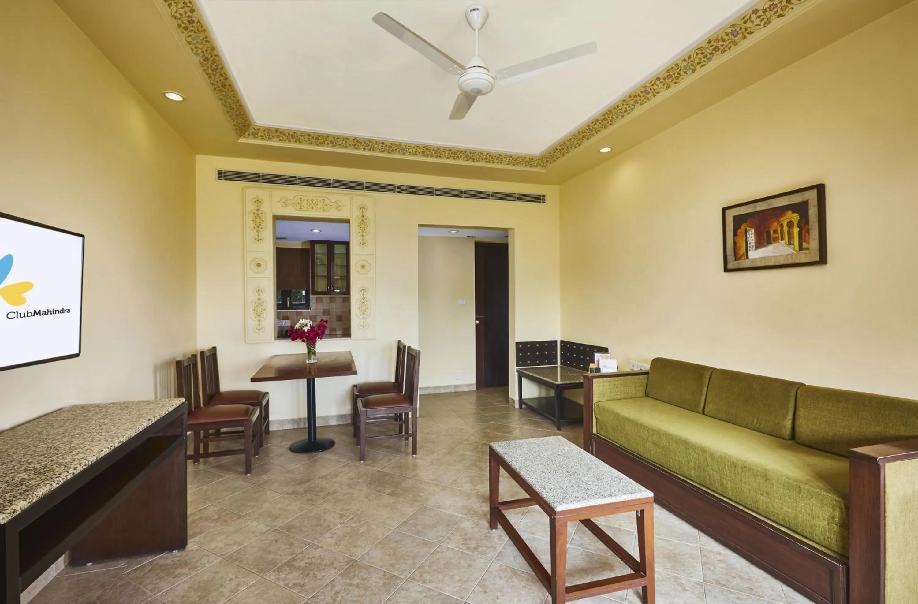 Living room in Club Mahindra Kumbhalgarh
