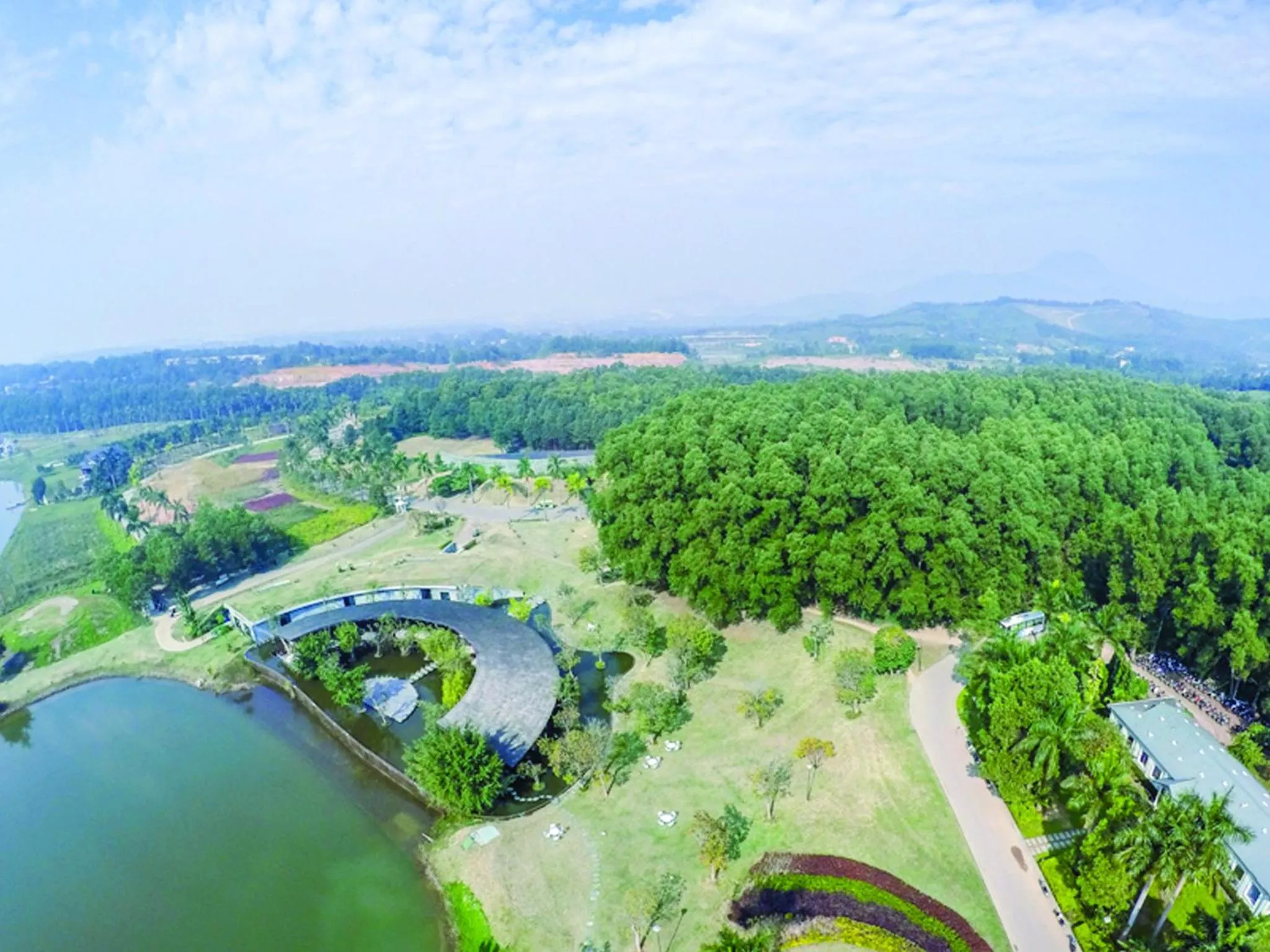 Bird's eye view, Bird's-eye View in Flamingo Dai Lai Resort