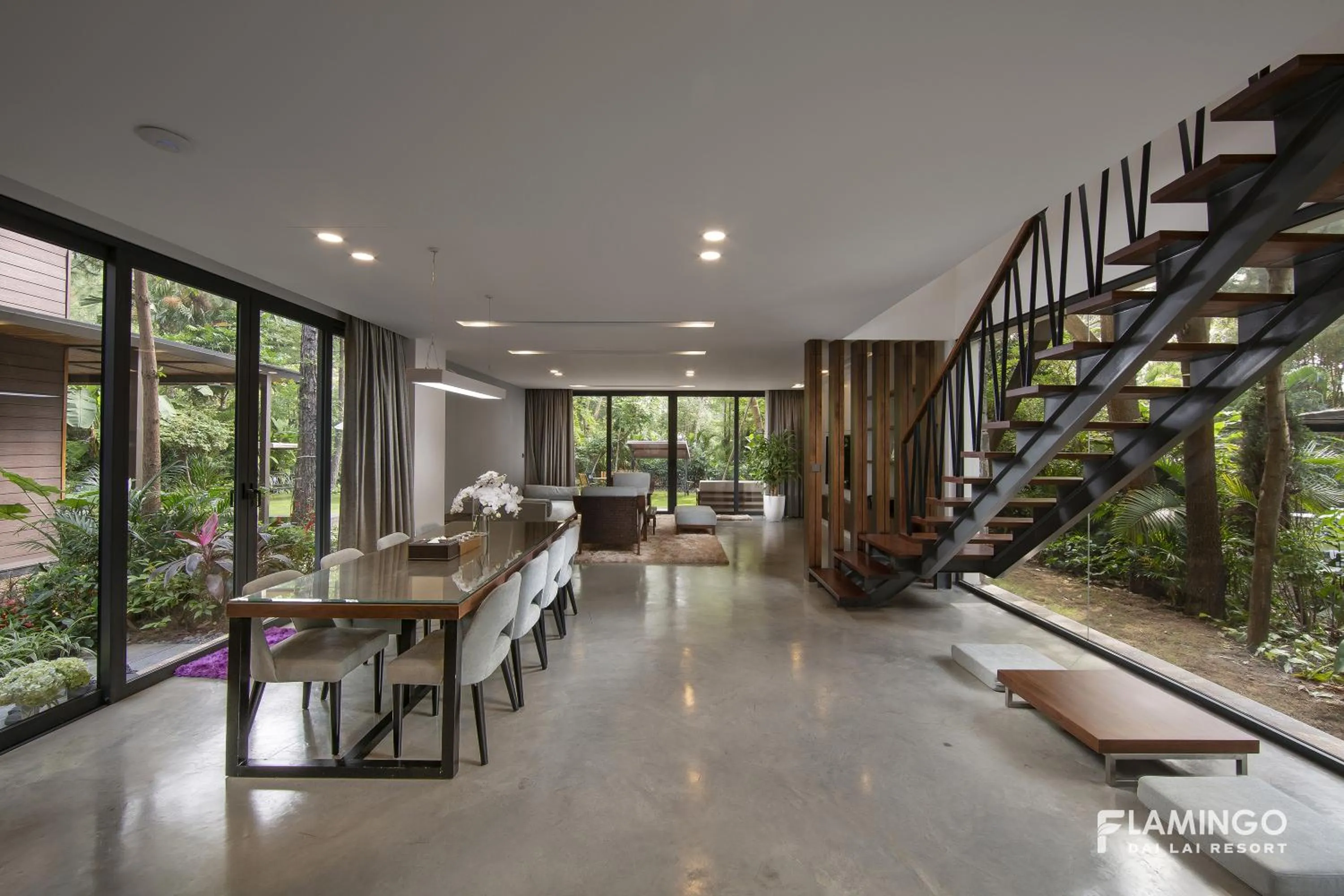 Living room in Flamingo Dai Lai Resort