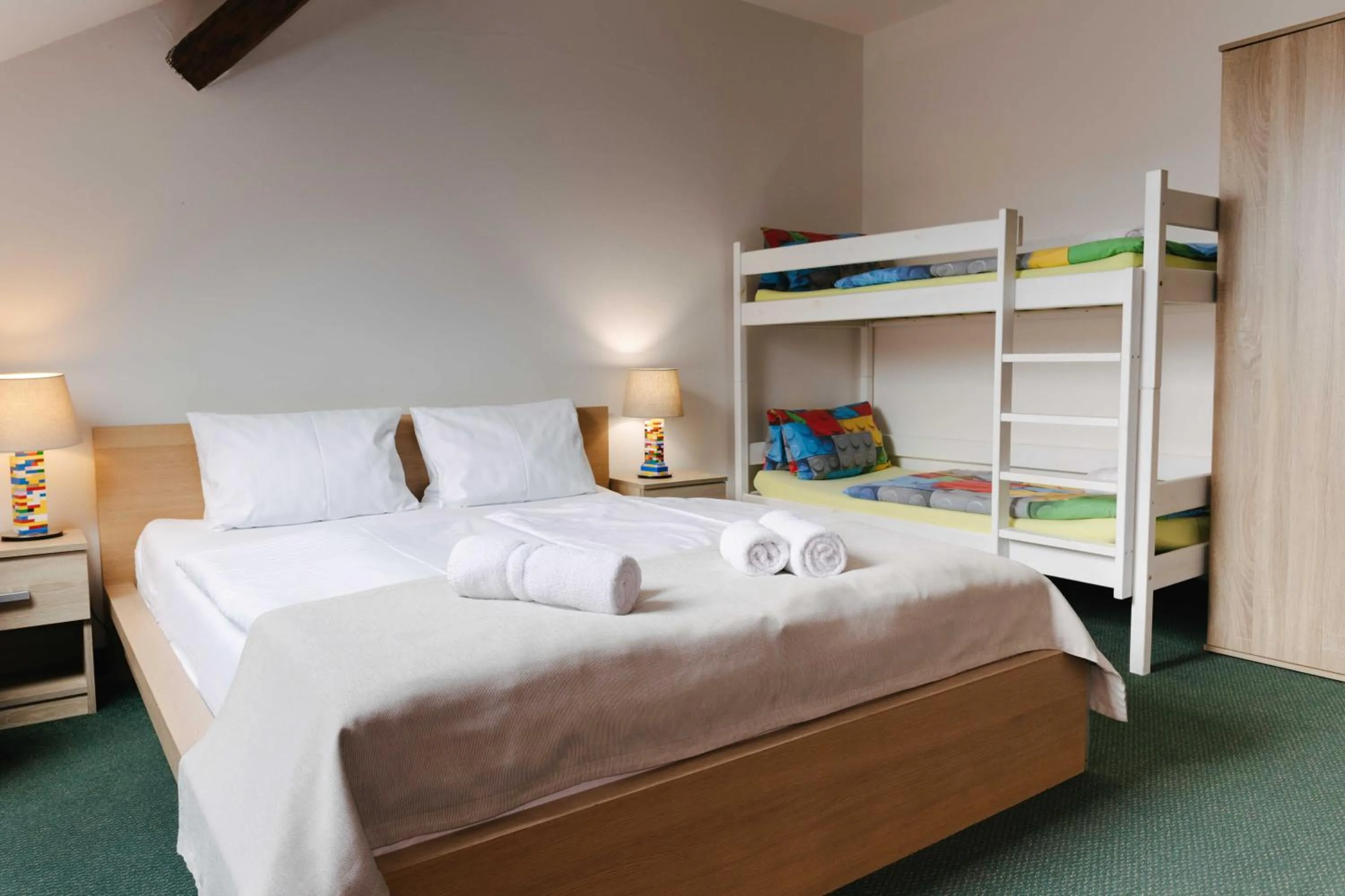 Bed in Hotel a Museum of Bricks