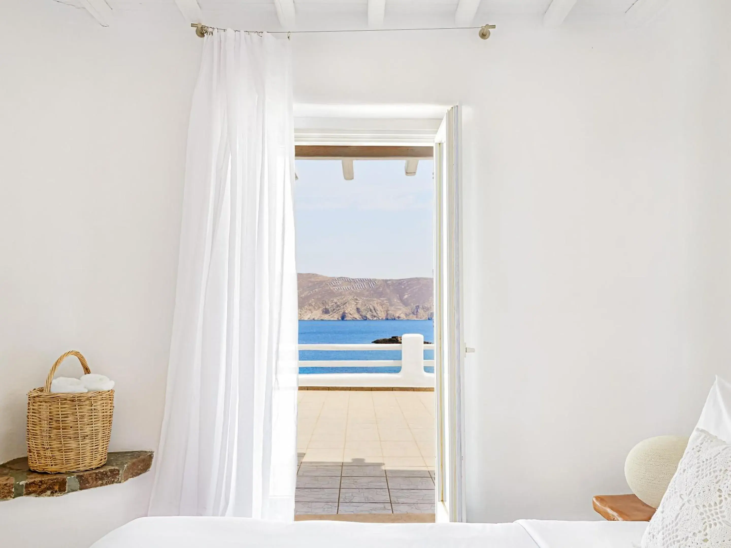 Junior Suite Panoramic Sea View in Mykonos Lolita, A Grecotel Resort to Live Junior Suite Panoramic Sea View in Mykonos Lolita, A Grecotel Resort to Live