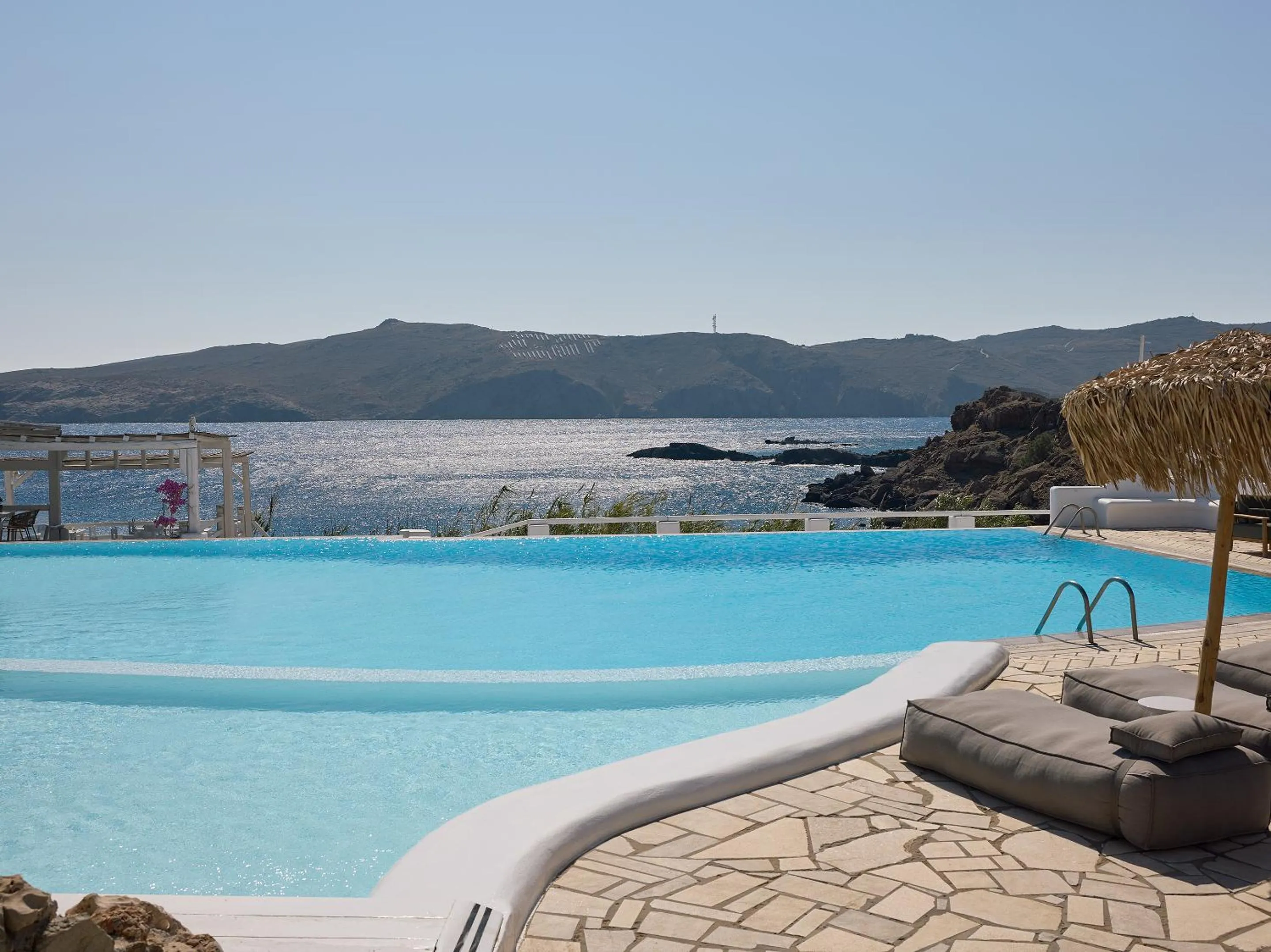 Swimming pool in Mykonos Lolita, A Grecotel Resort to Live