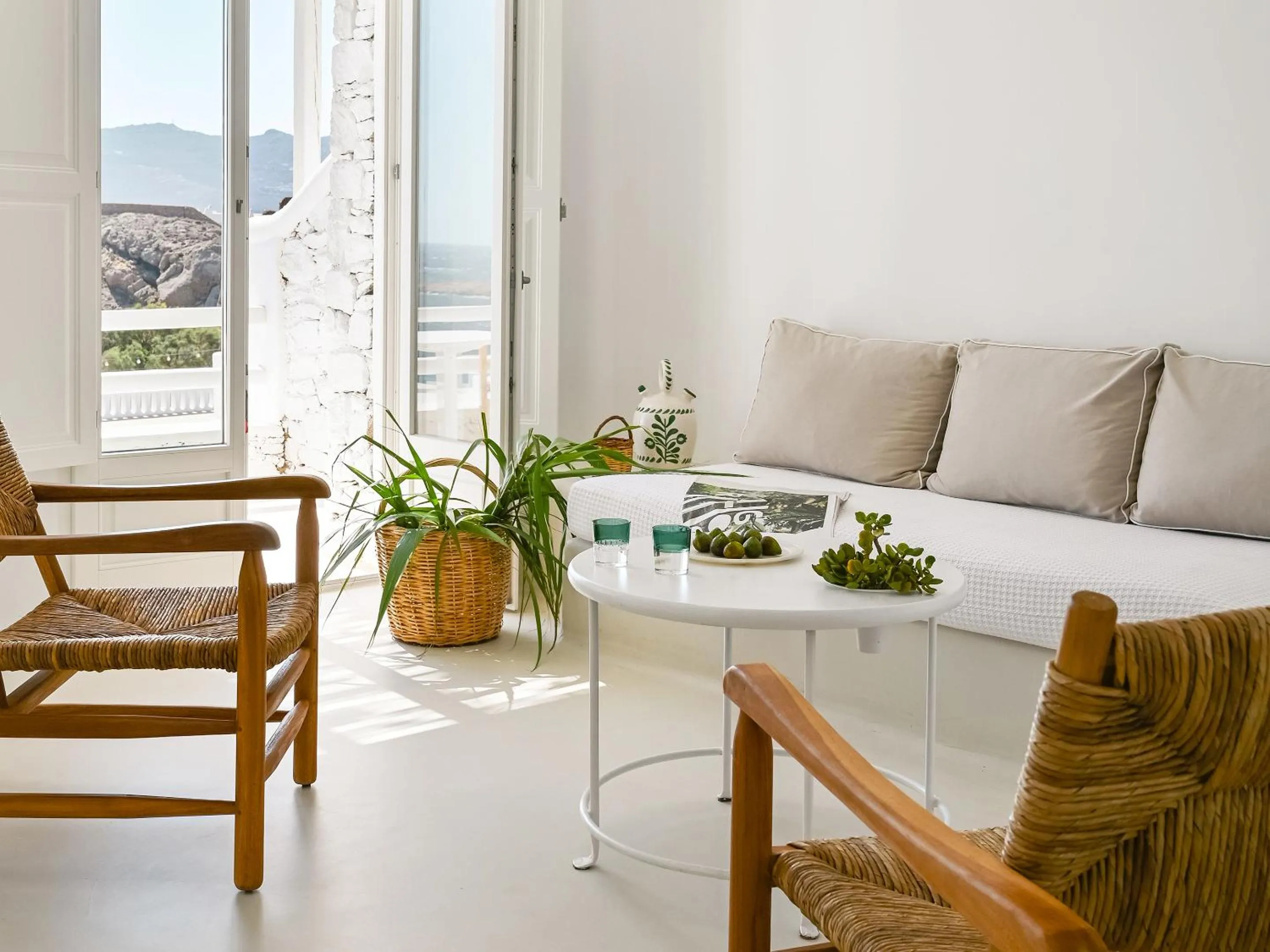 Seating area in Mykonos Lolita, A Grecotel Resort to Live