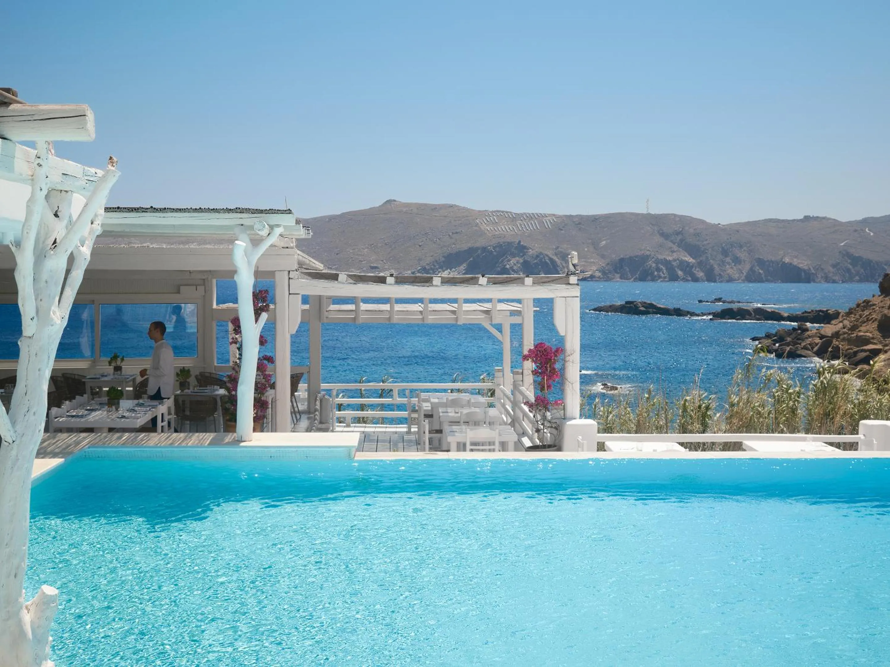 Swimming pool in Mykonos Lolita, A Grecotel Resort to Live