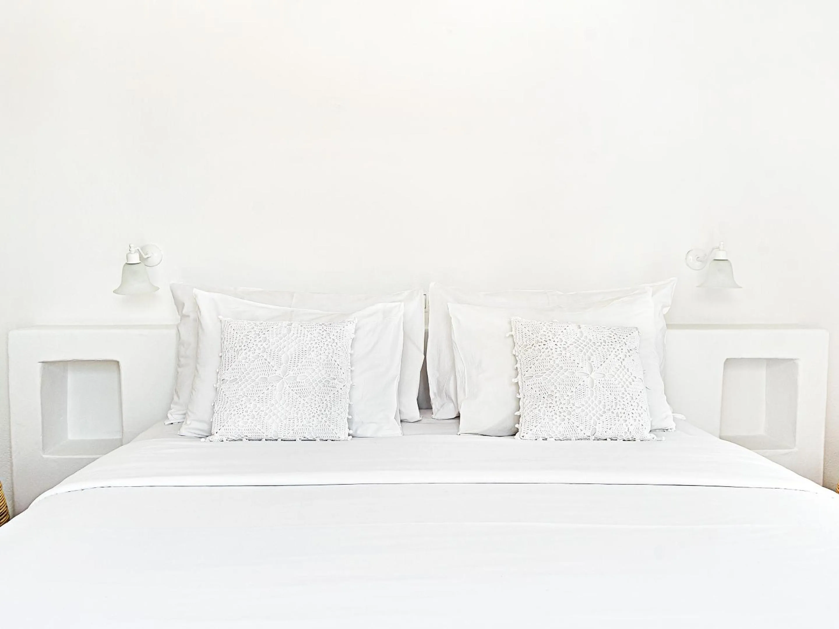Bed in Mykonos Lolita, A Grecotel Resort to Live