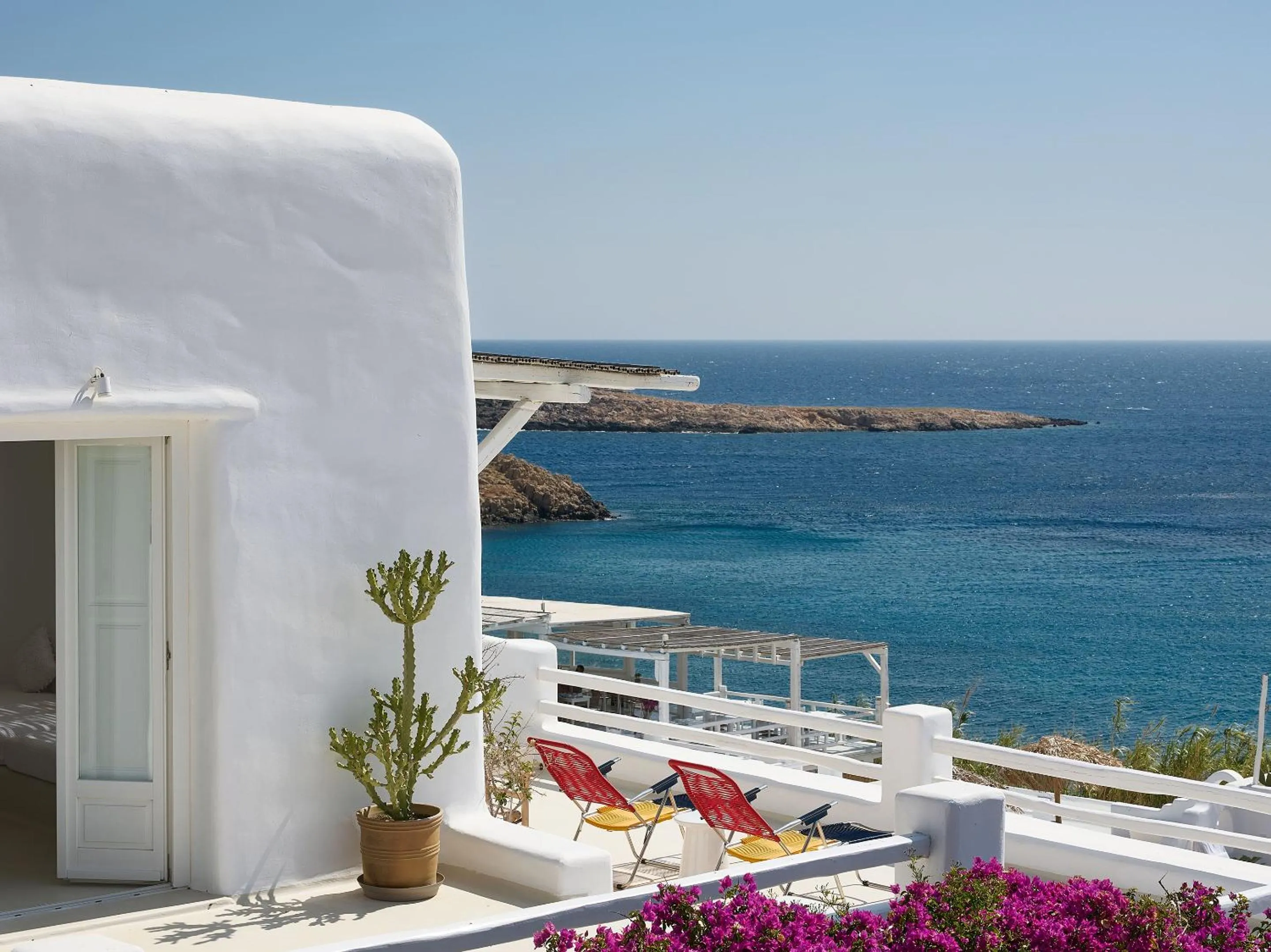 Balcony/Terrace in Mykonos Lolita, A Grecotel Resort to Live