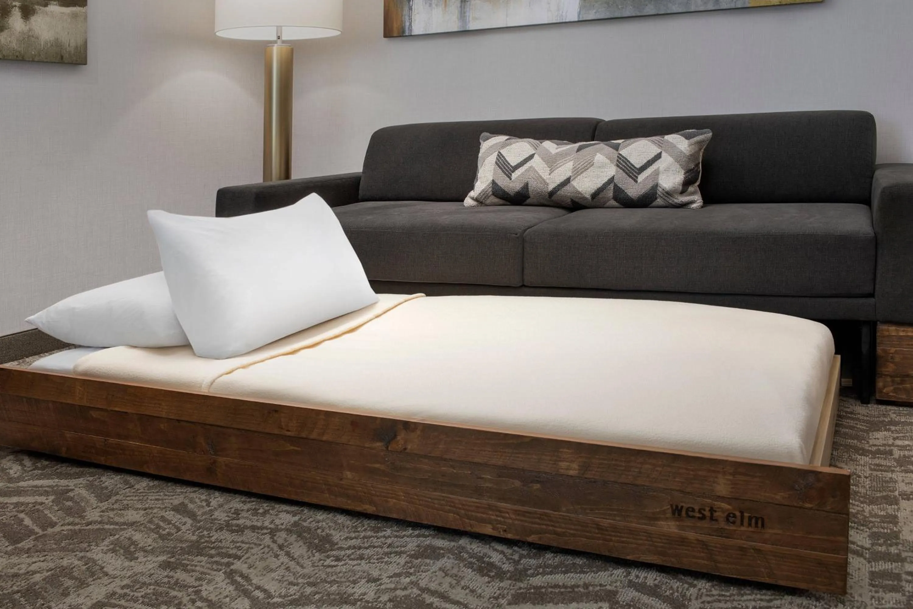 Living room, Bed in SpringHill Suites by Marriott Loveland Fort Collins/Windsor