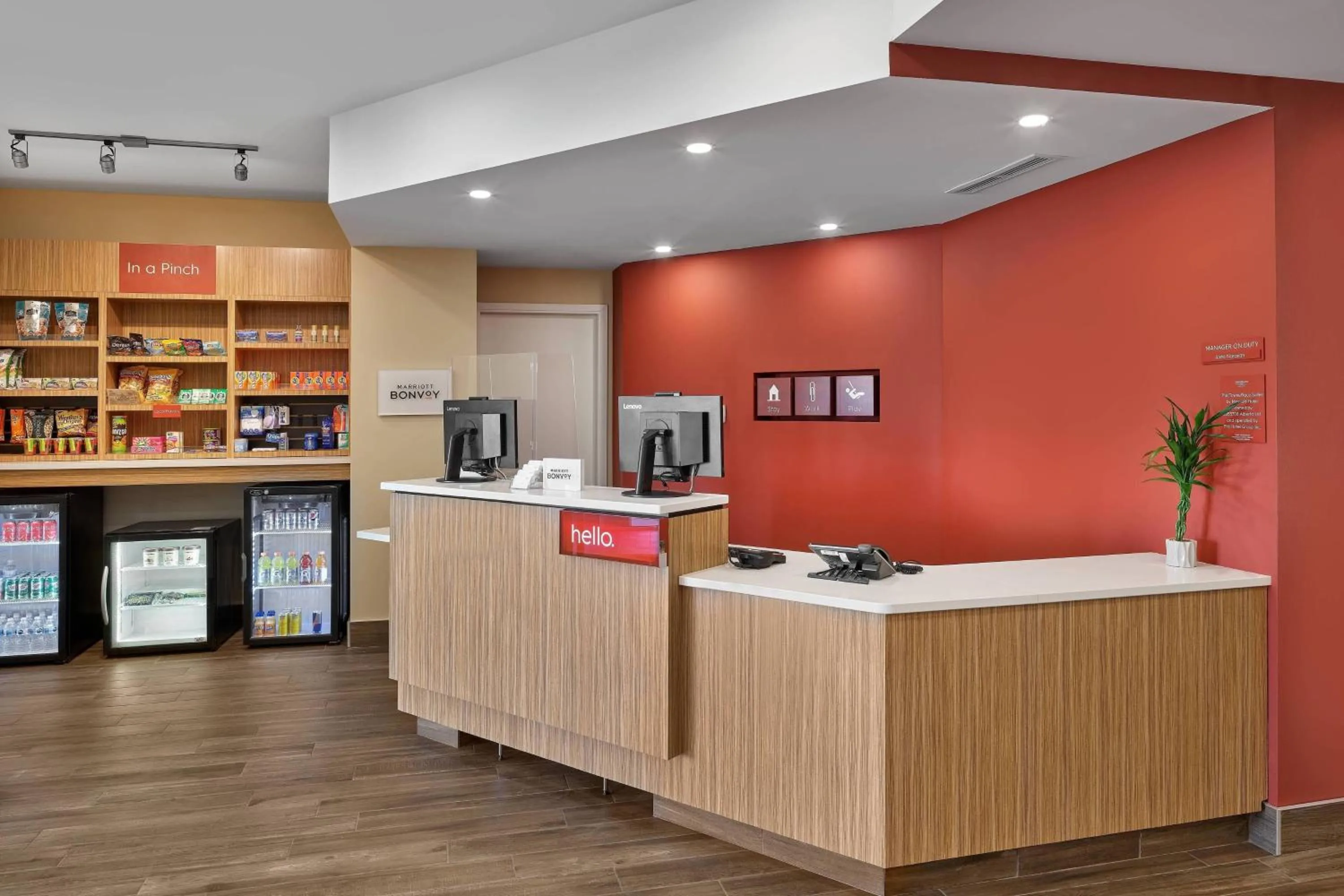 Lobby or reception in TownePlace Suites by Marriott Edmonton Sherwood Park