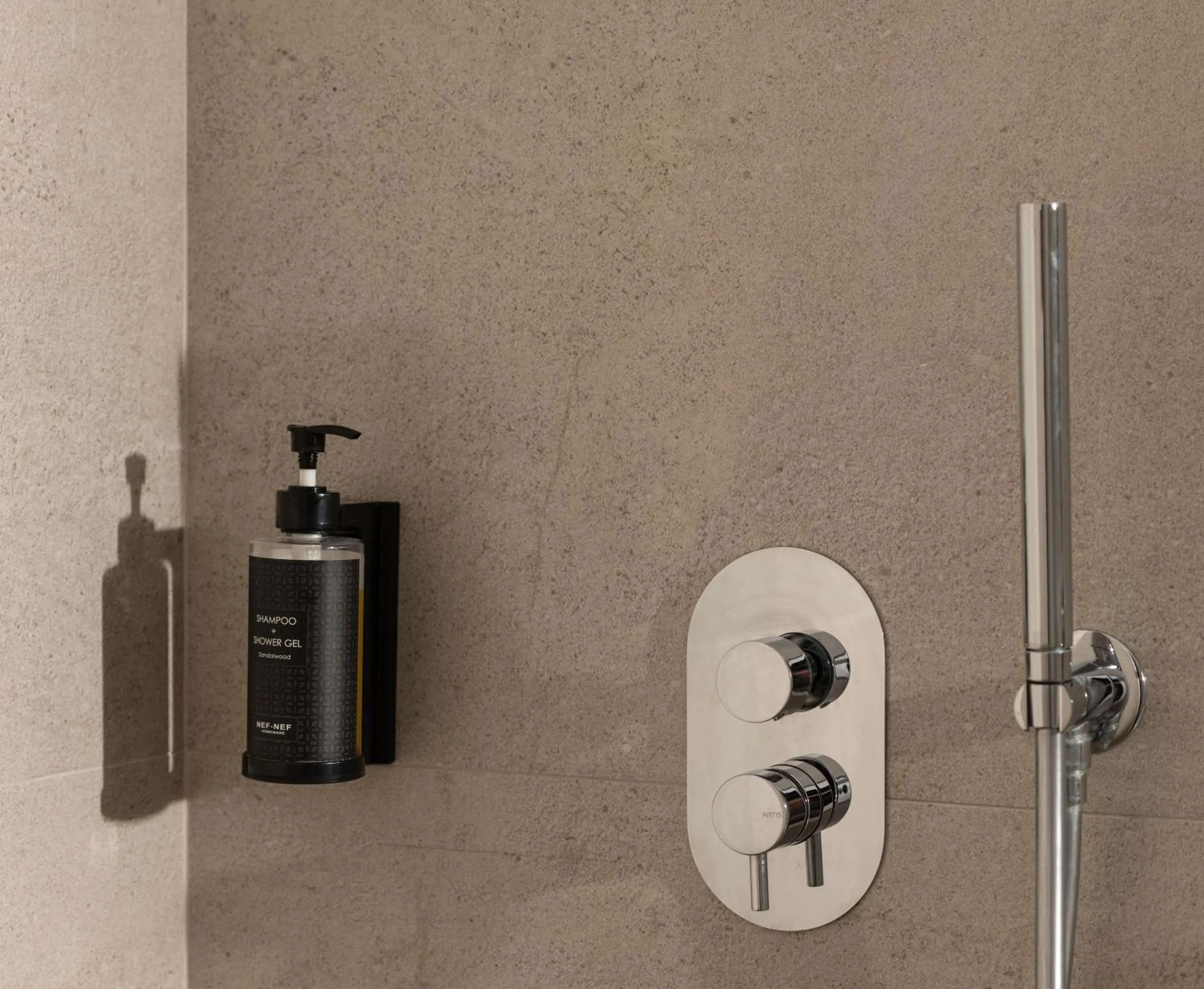 Shower in Core Hotel