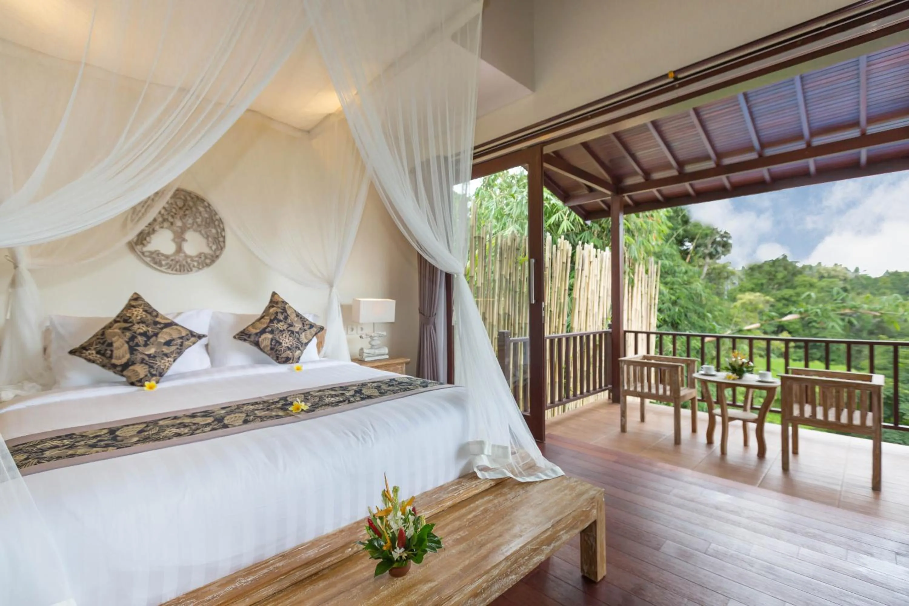 Photo of the whole room, Bed in Villa Atap Padi by Nagisa Bali