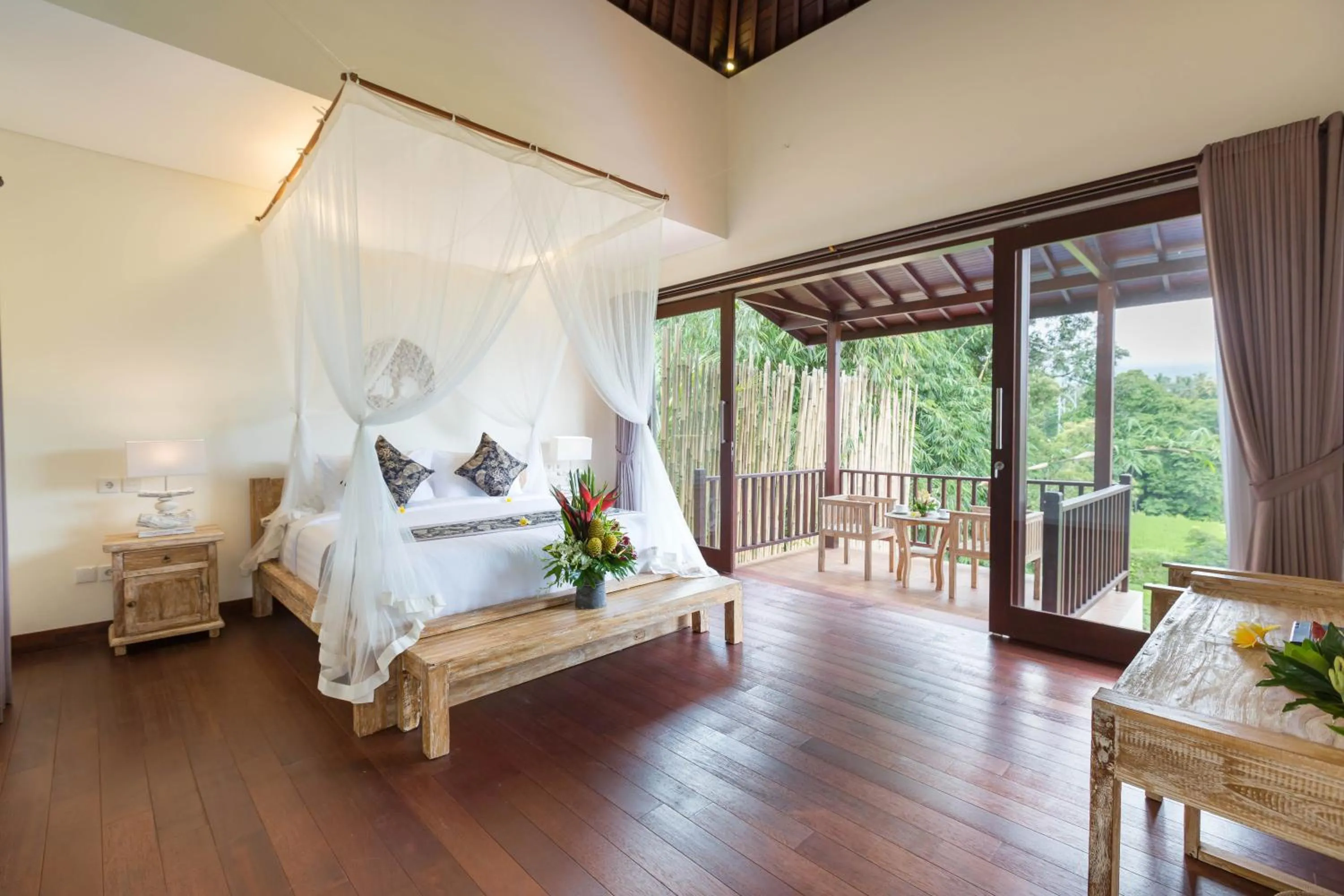 Photo of the whole room, Bed in Villa Atap Padi by Nagisa Bali