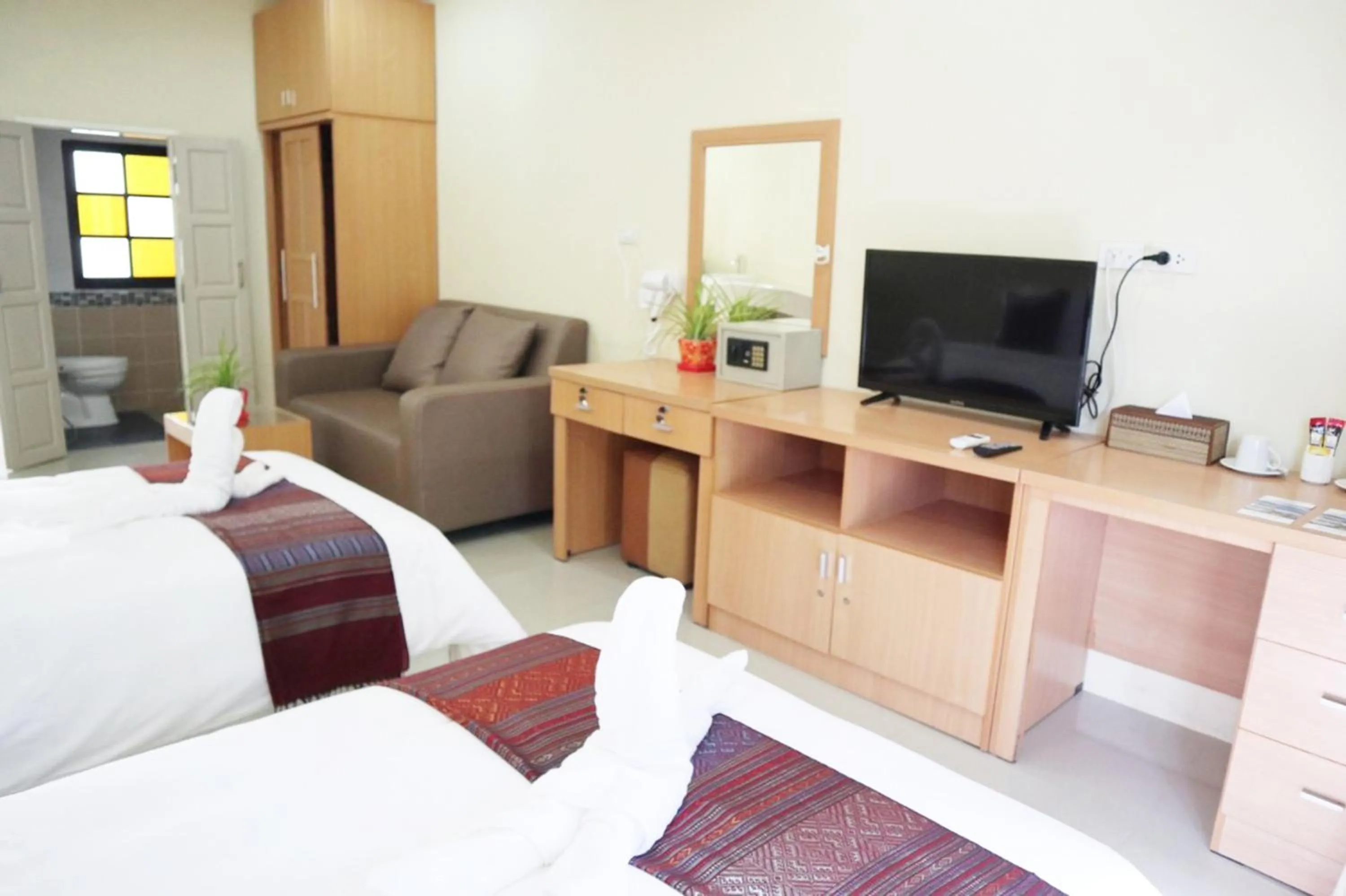 Bed in ChiangRai Lake Hill