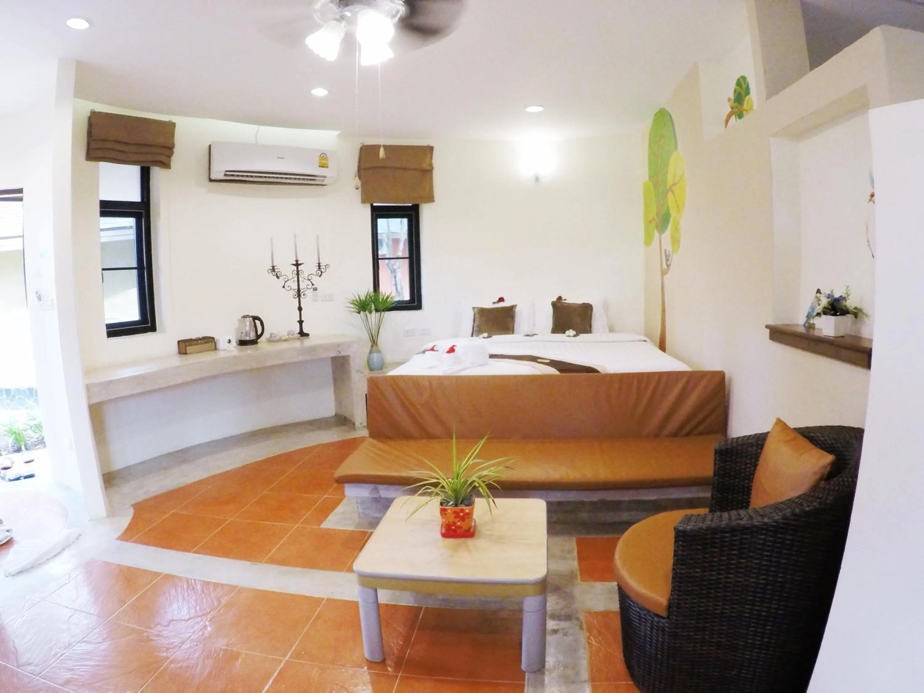 Bed in ChiangRai Lake Hill