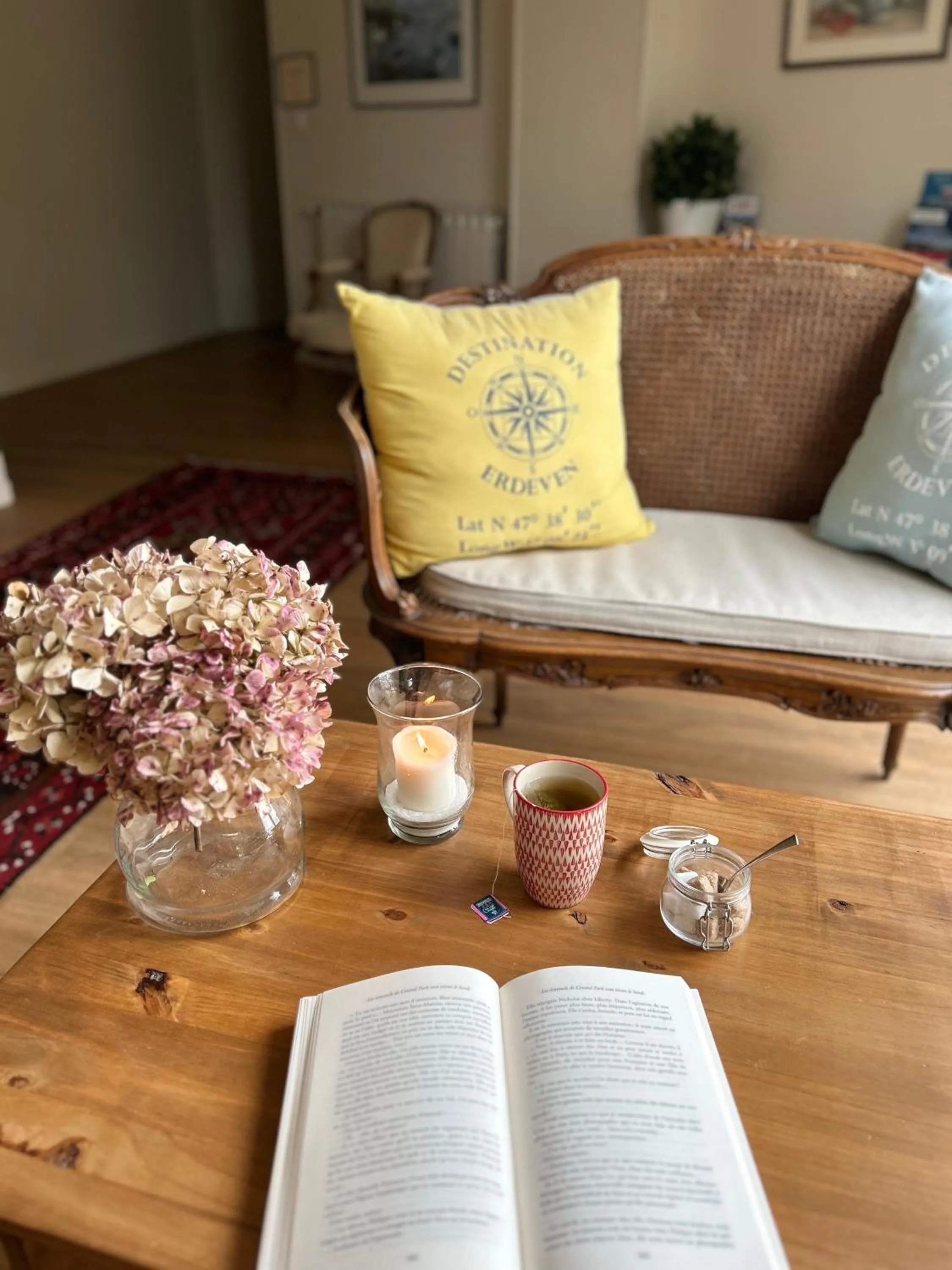 Living room in Hôtel Restaurant La Voile Bleue