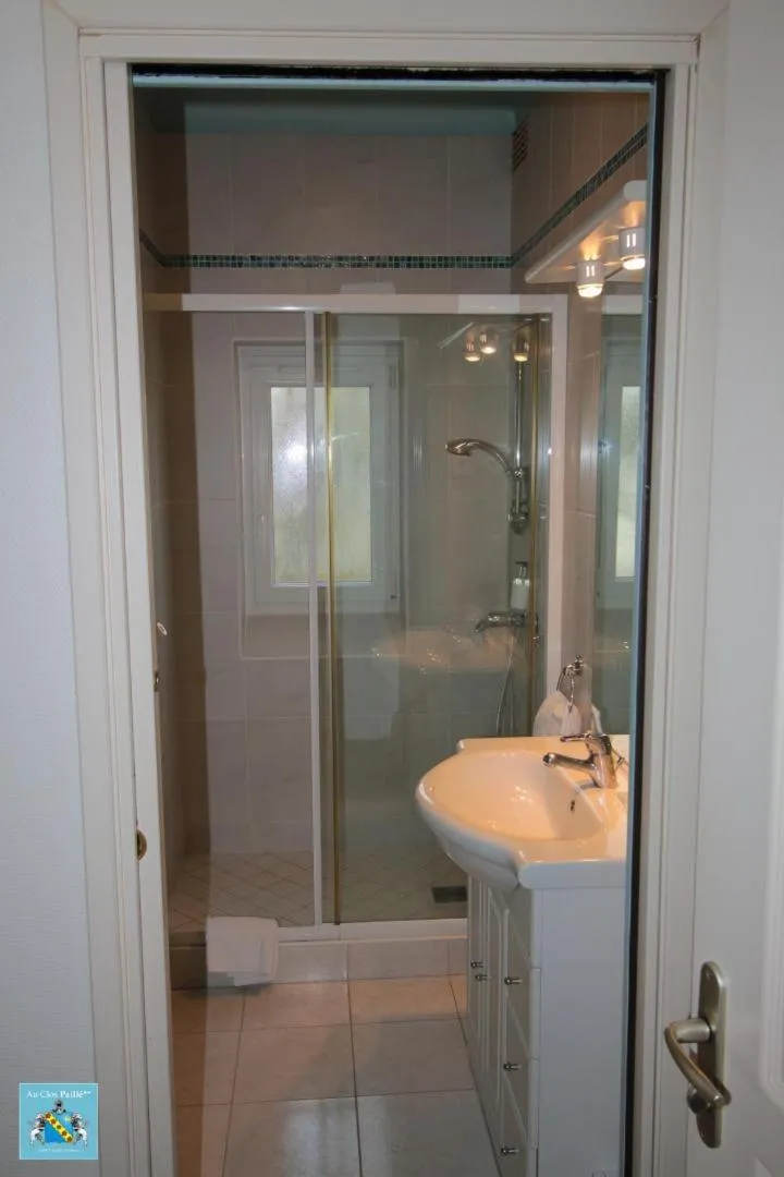 Bathroom in Hôtel Au Clos Paillé La Roche Posay