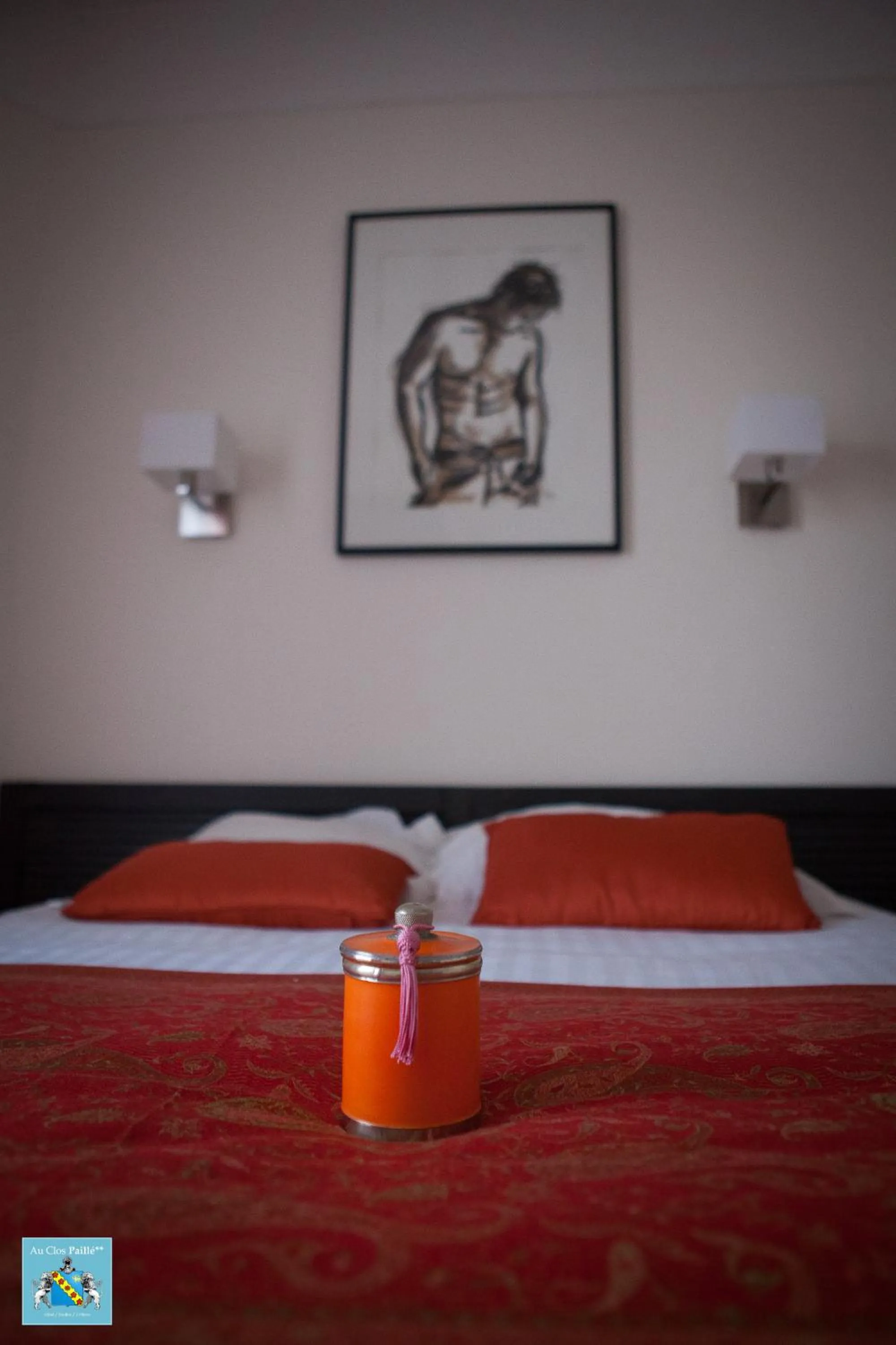 Bedroom in Hôtel Au Clos Paillé La Roche Posay