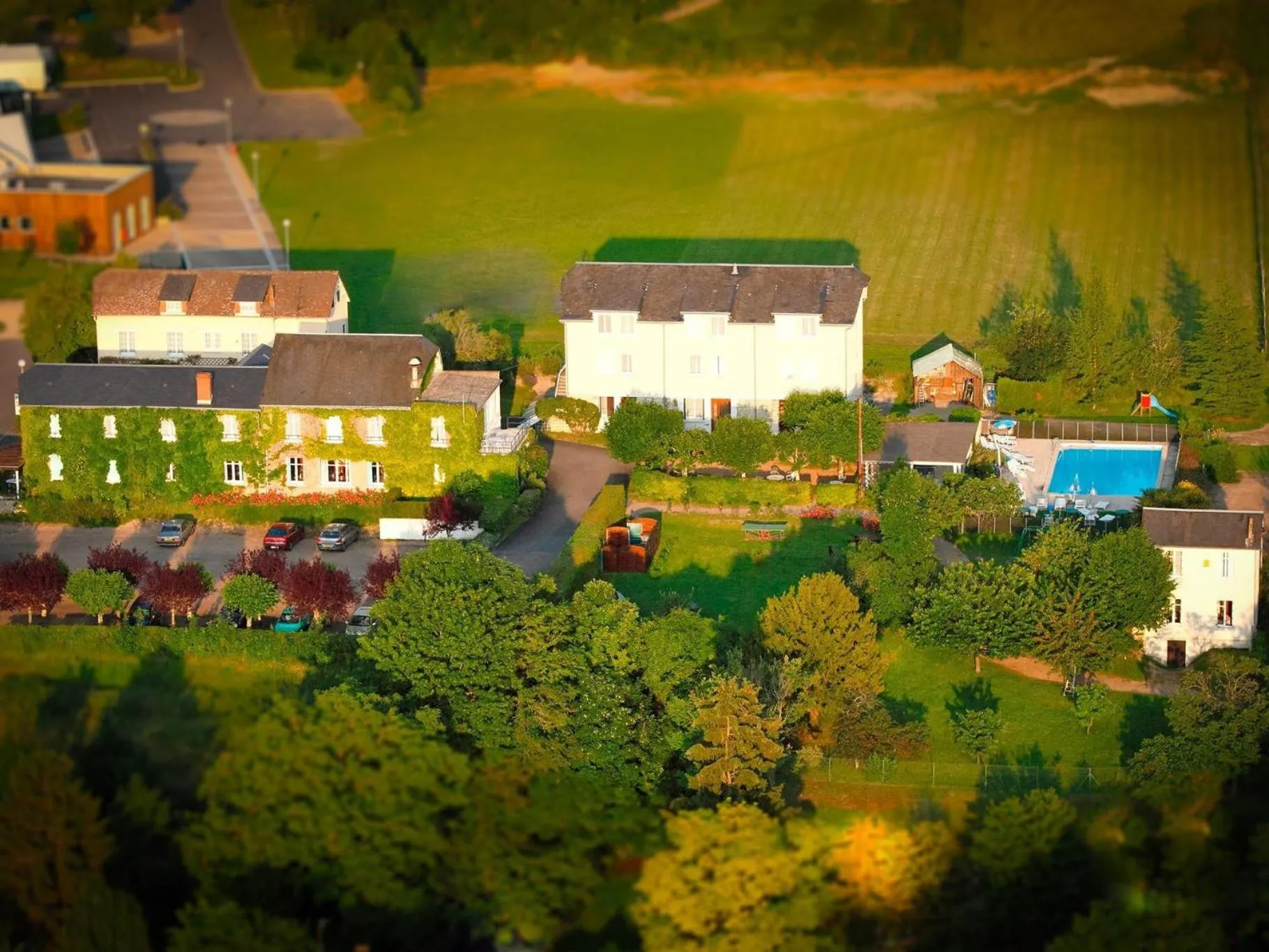 Bird's eye view in Hôtel Au Clos Paillé La Roche Posay