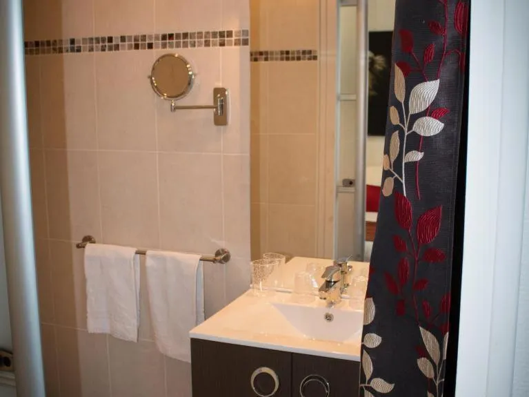 Bathroom in Hôtel Au Clos Paillé La Roche Posay