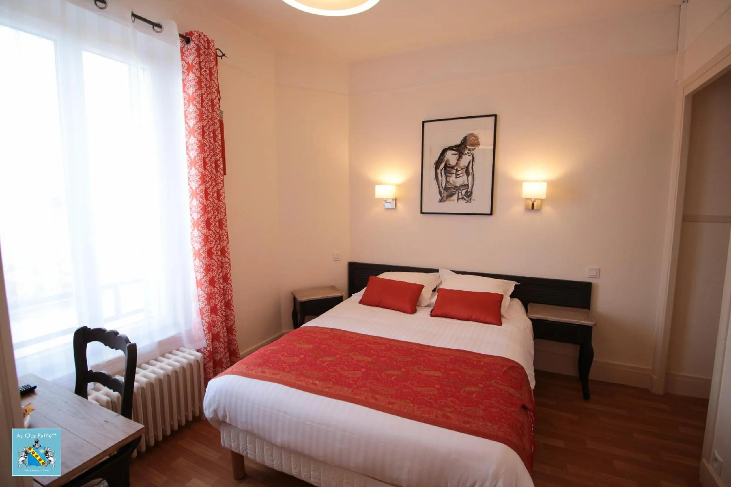 Bedroom in Hôtel Au Clos Paillé La Roche Posay