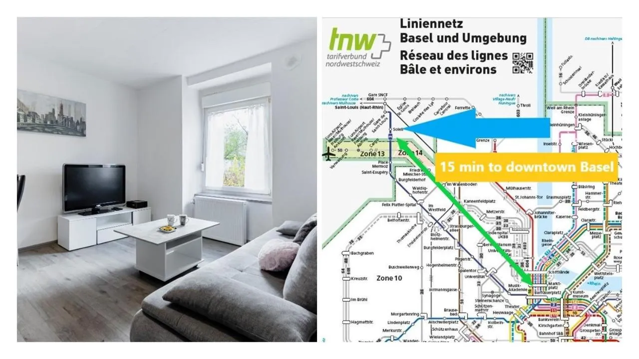 Nearby landmark in Comfort Stay Basel Airport 2A46