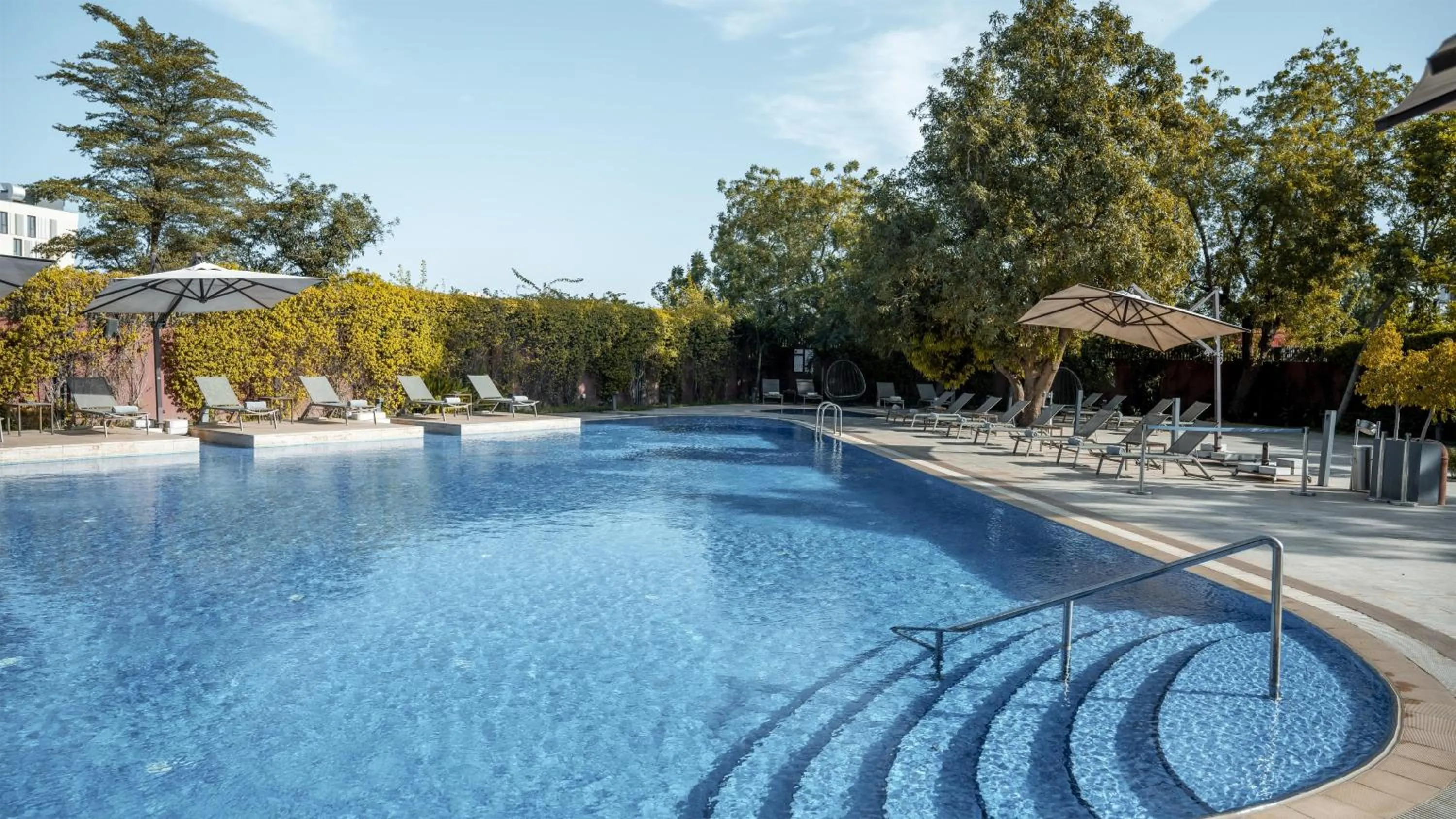 Pool view in Radisson Blu Hotel & Conference Center, Niamey
