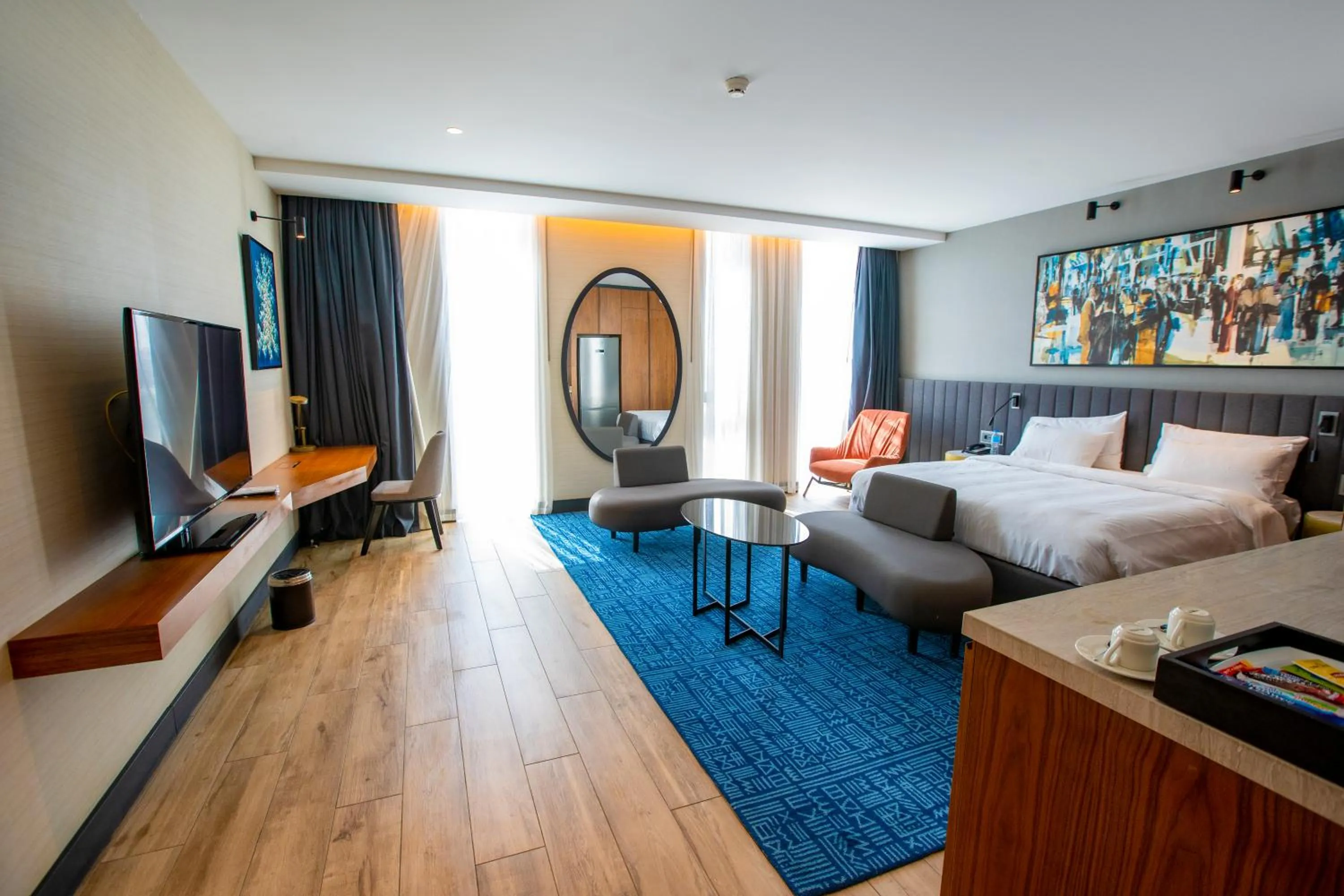 Photo of the whole room, Bed in Radisson Blu Hotel & Conference Center, Niamey