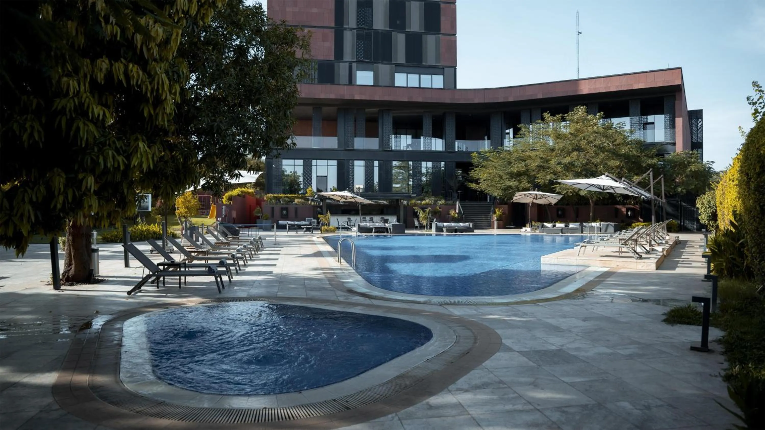 Pool view in Radisson Blu Hotel & Conference Center, Niamey