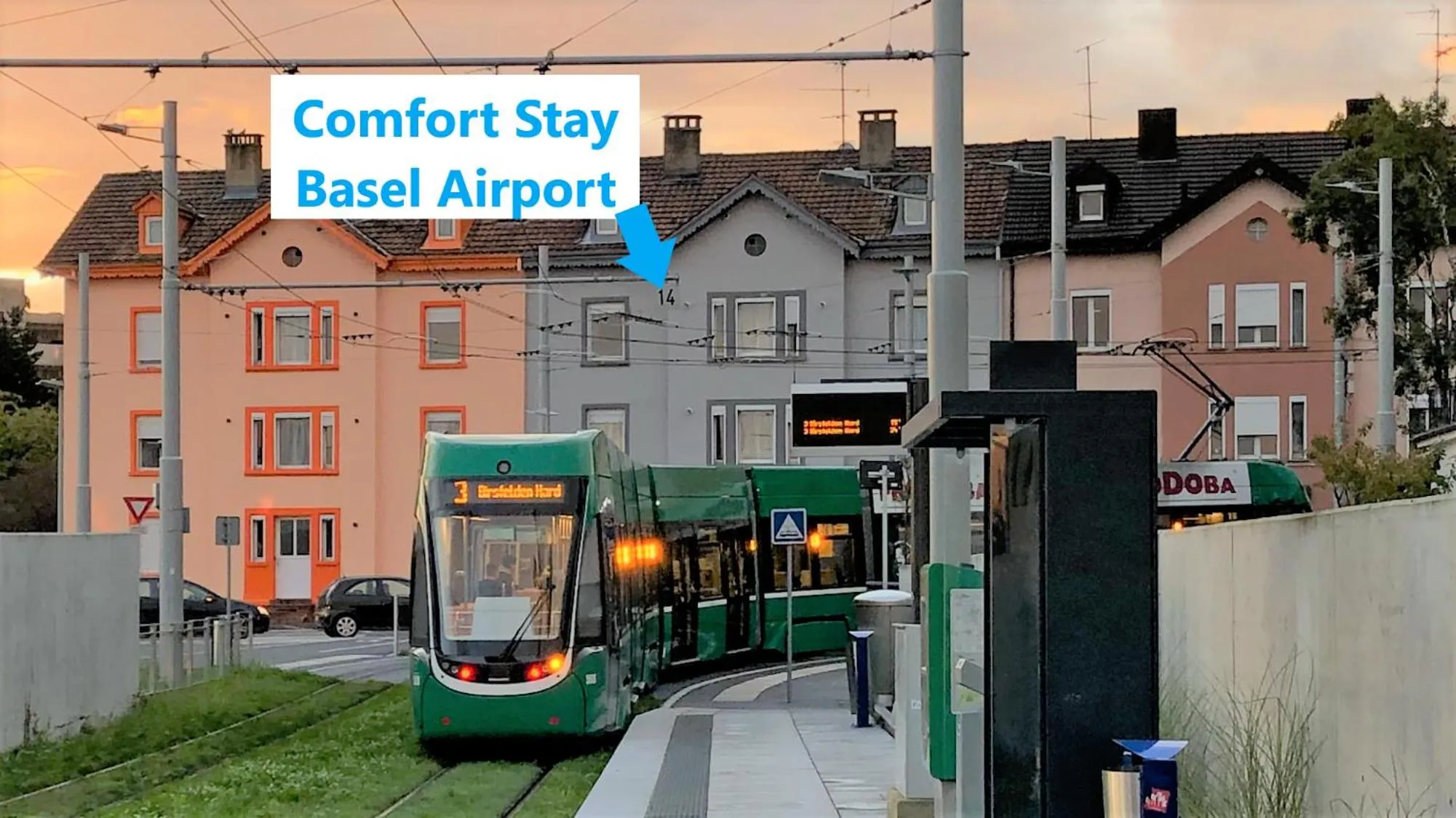 Facade/entrance in Comfort Stay Basel Airport 1B46