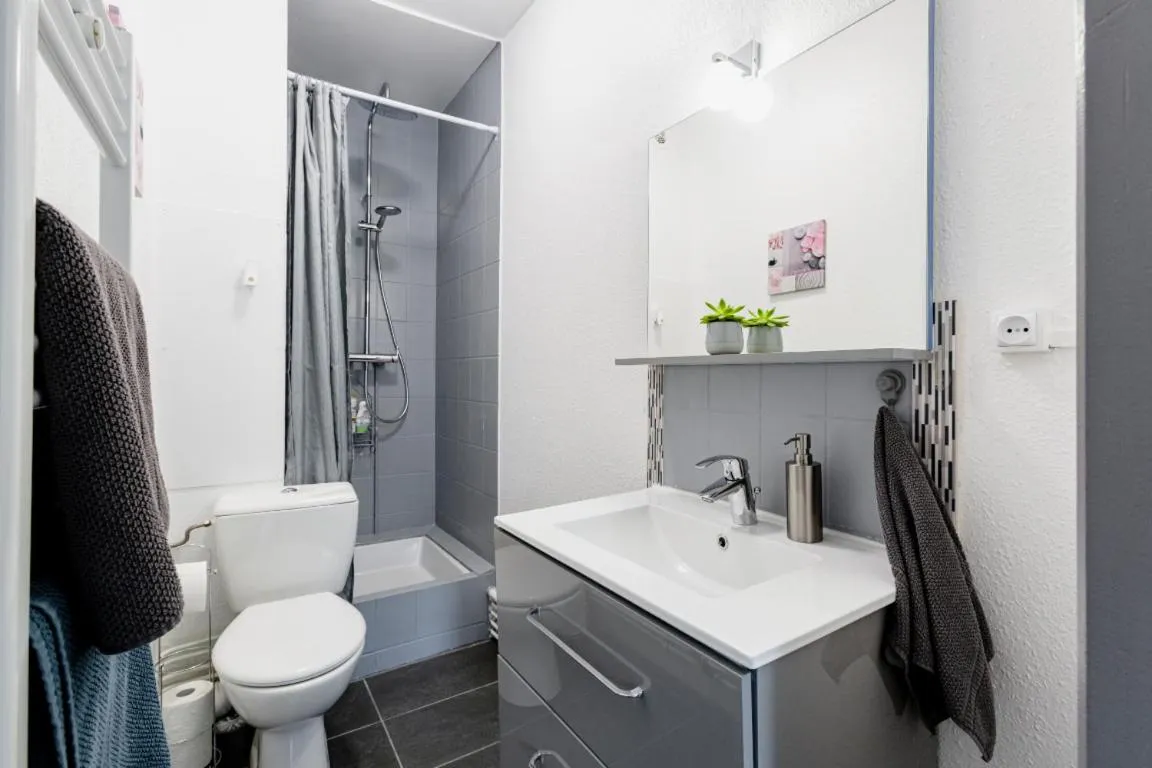 Bathroom in Comfort Stay Basel Airport 1B46