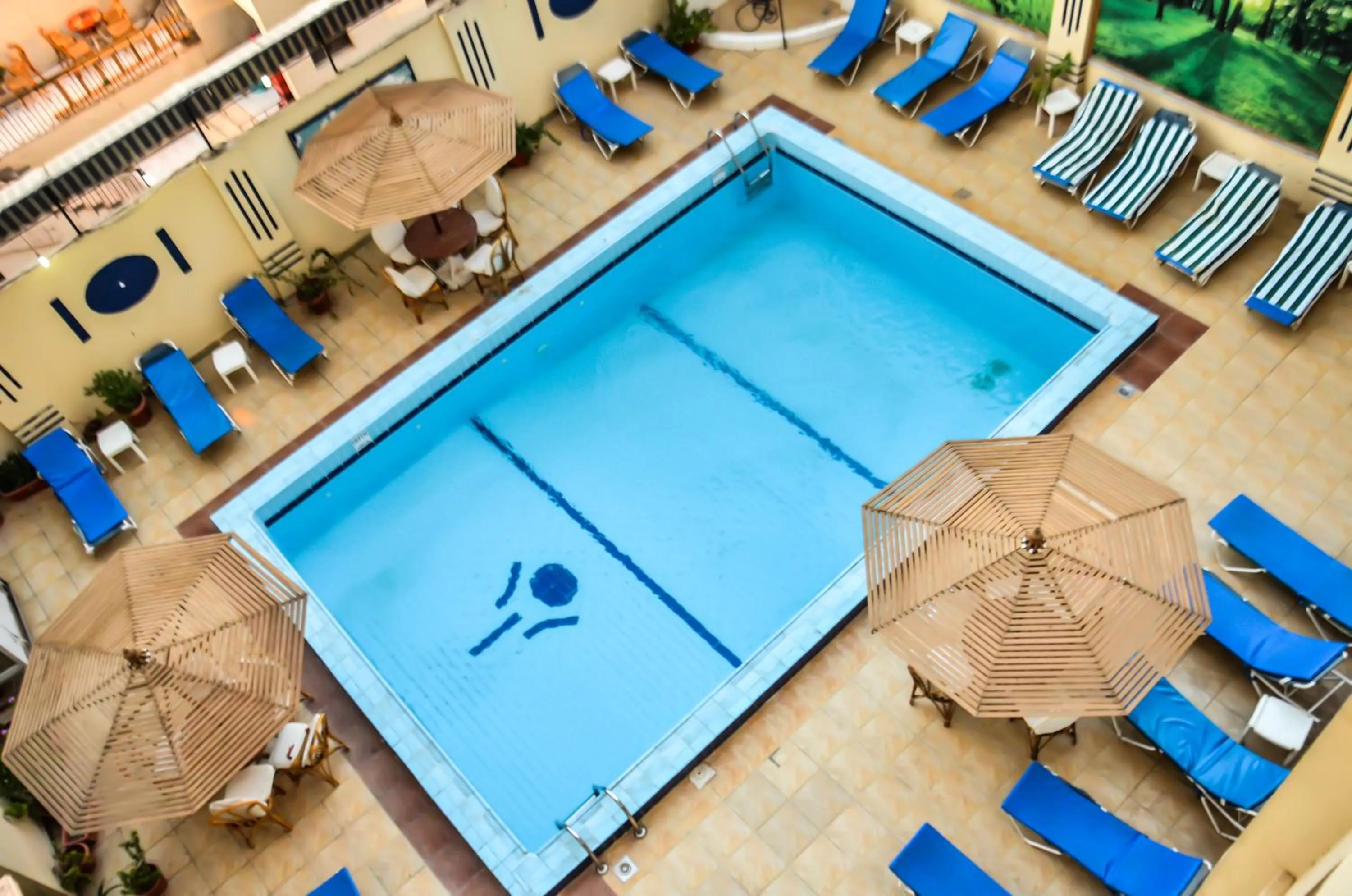 Pool view in Marhaba Palace Hotel