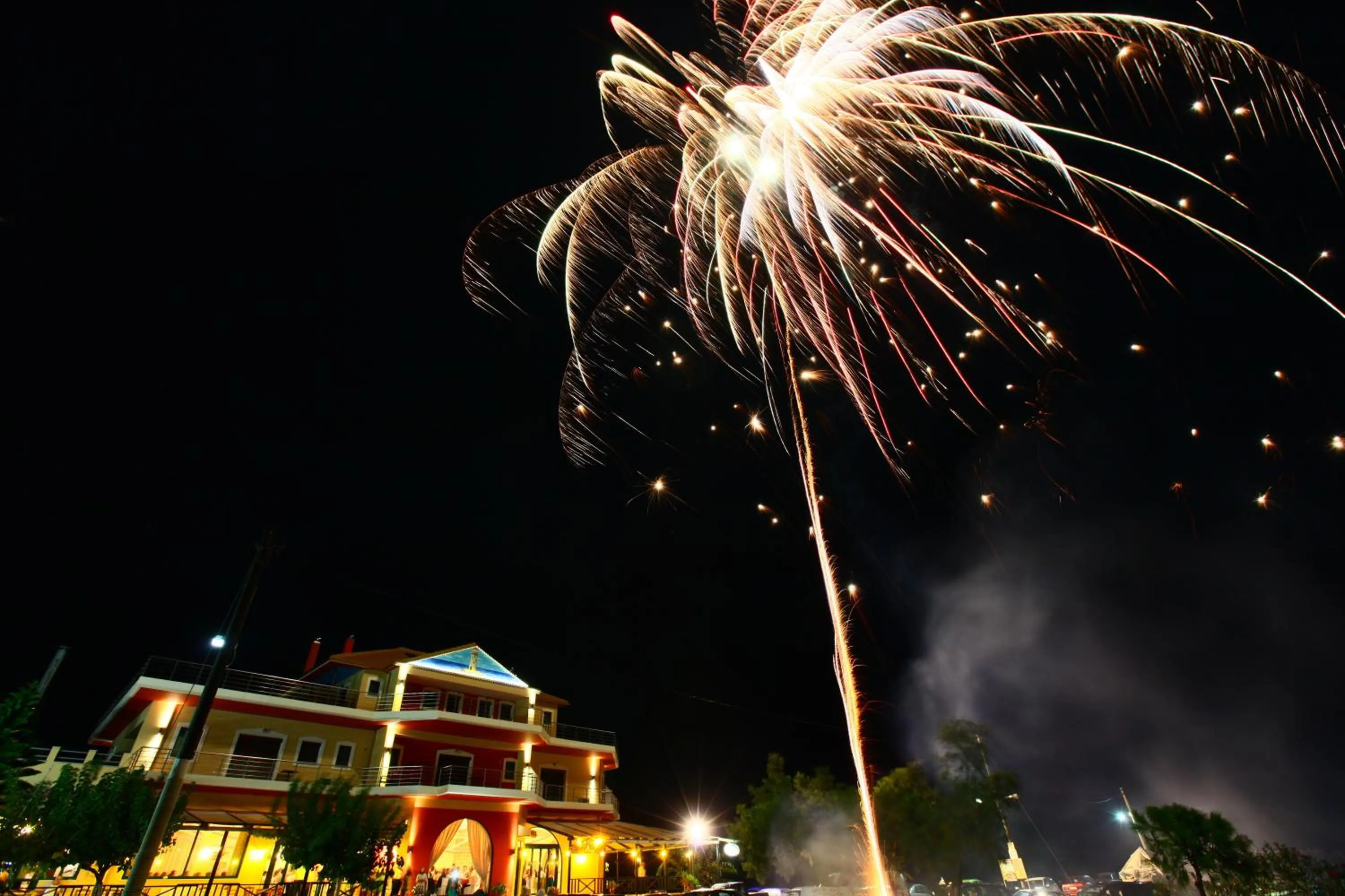 Facade/entrance in Faros Luxury Suites