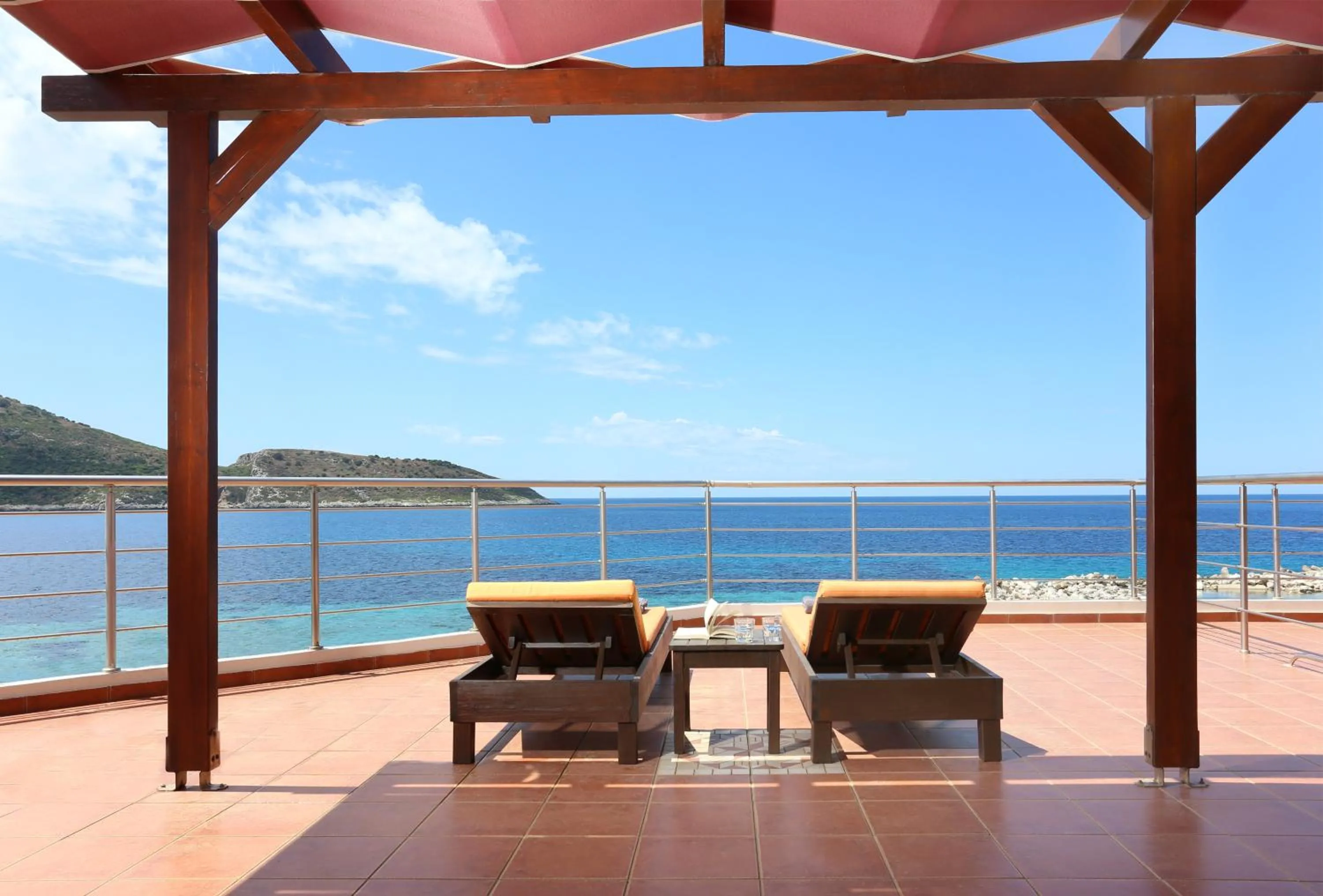 Balcony/Terrace in Faros Luxury Suites