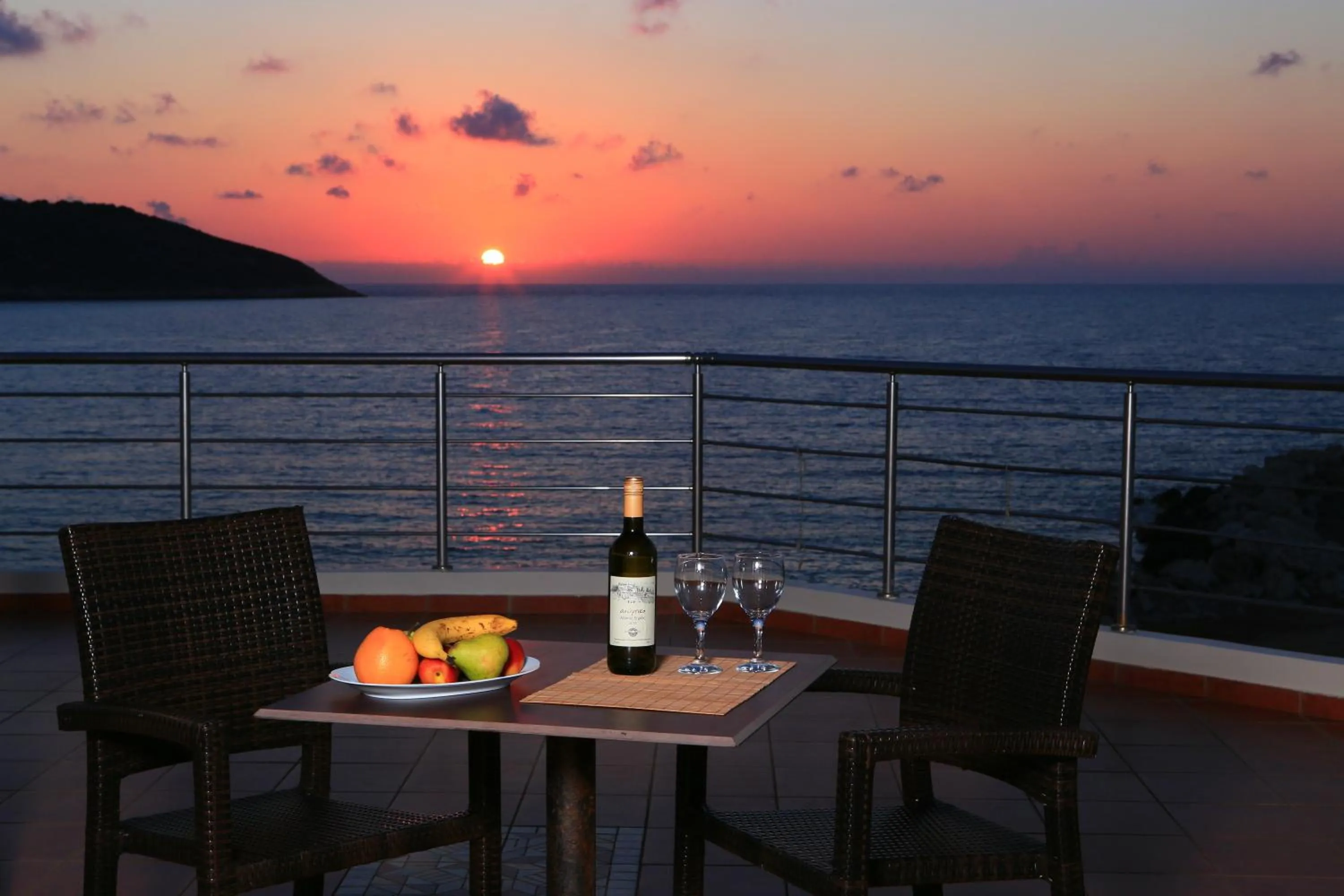 Balcony/Terrace in Faros Luxury Suites