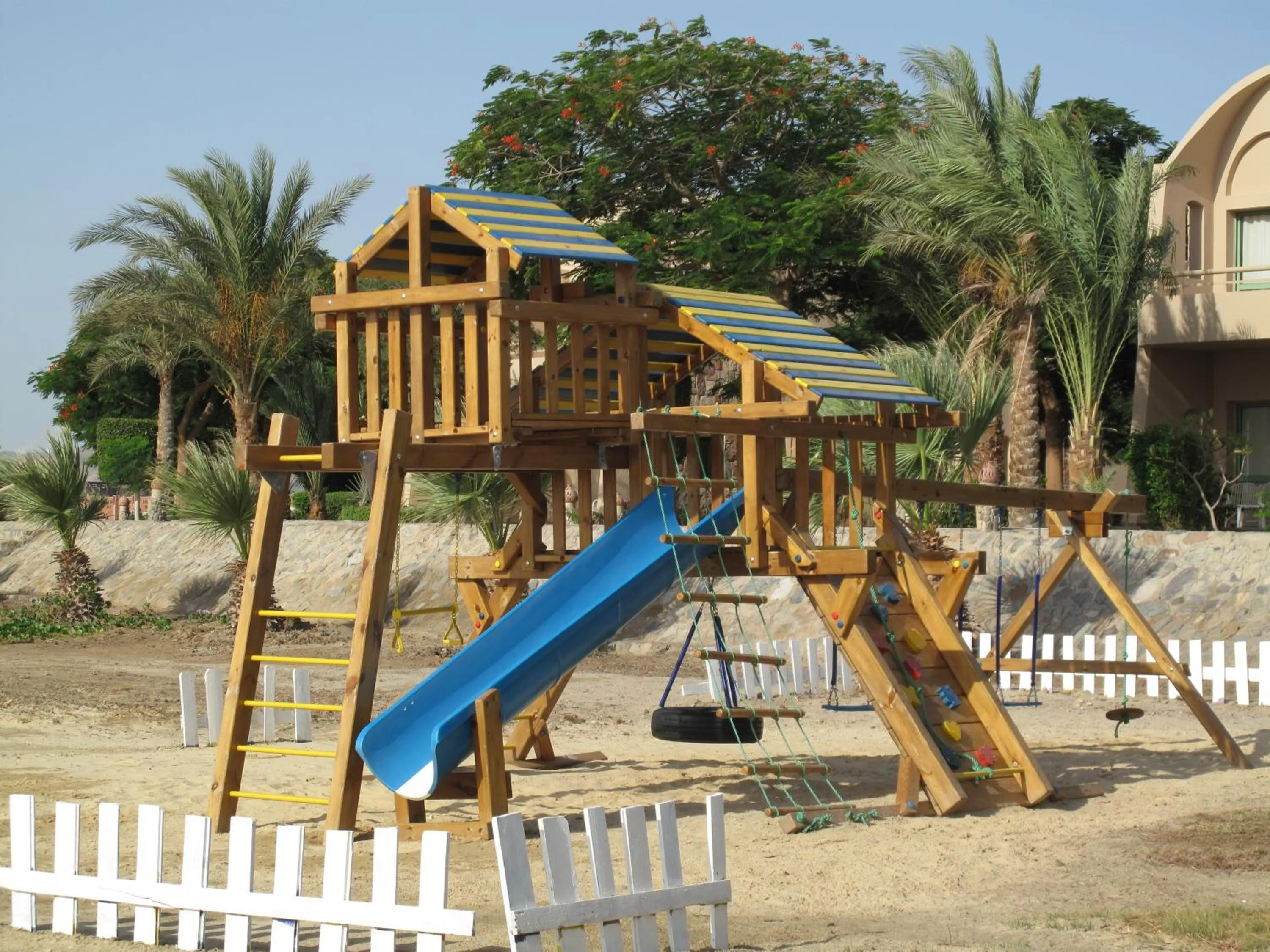 Children play ground in Shams Alam Beach Resort