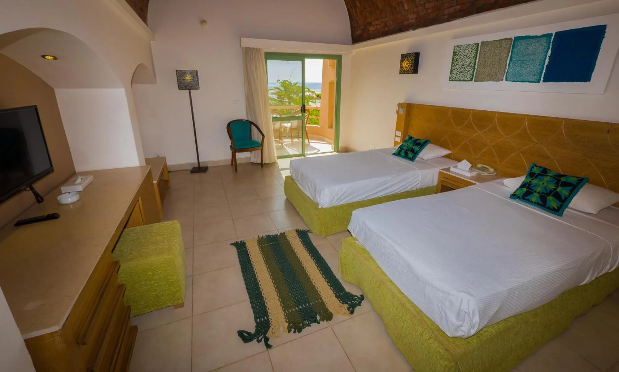 Photo of the whole room, Bed in Shams Alam Beach Resort